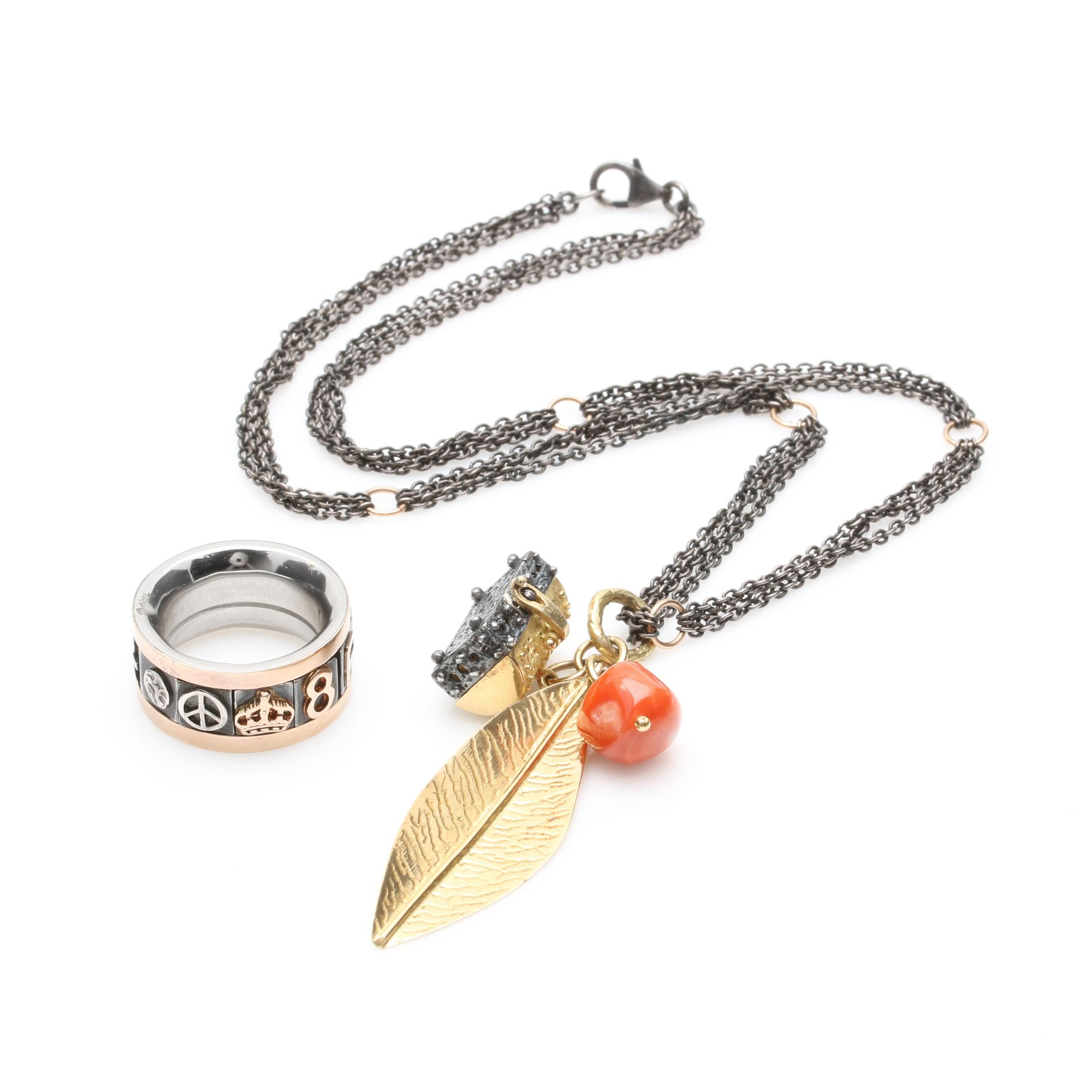 Sterling Silver Gemstone Jewelry Including Blue Topaz