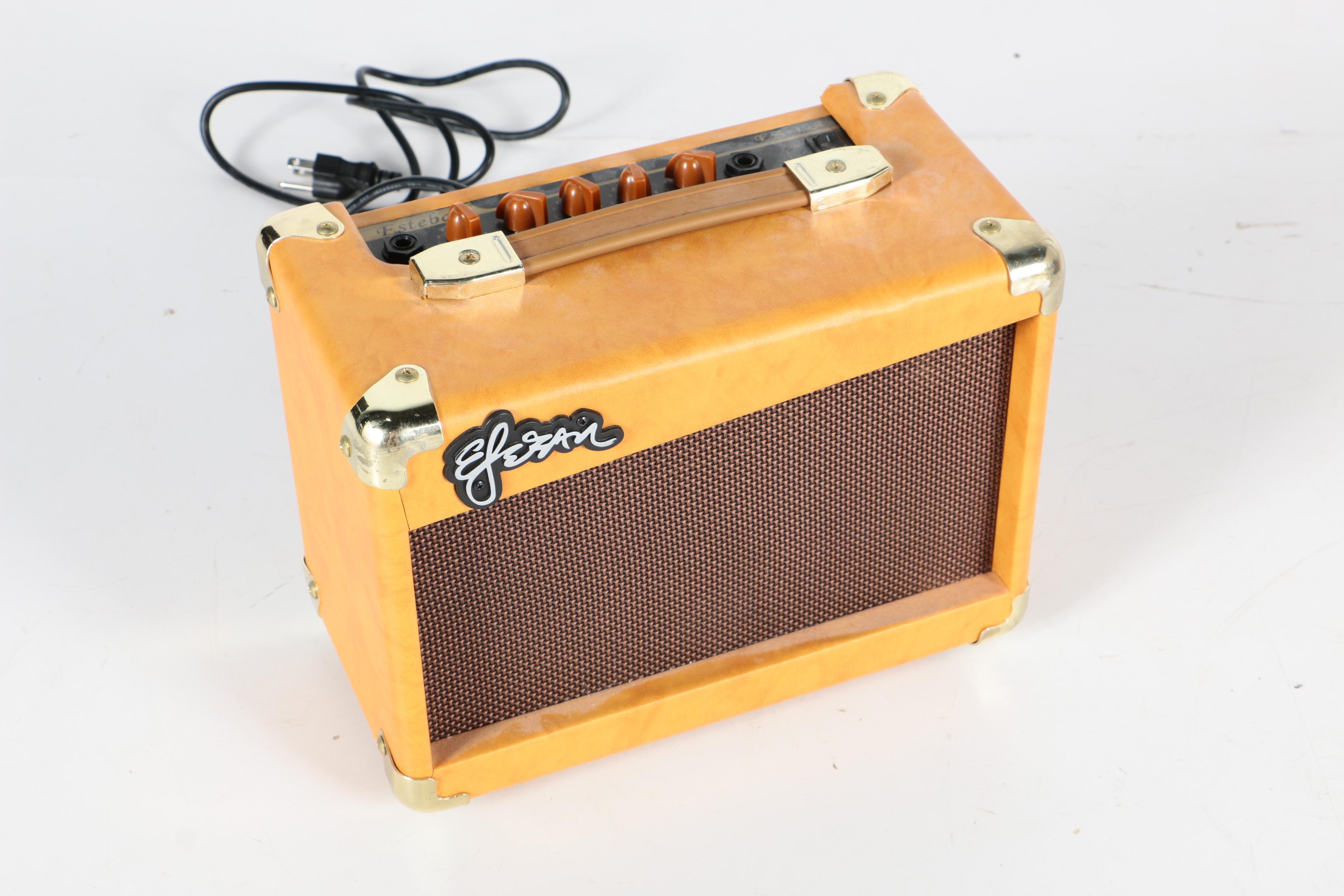 Esteban Granada G-100 Acoustic/Electric Classical Guitar and ES-15A Amp