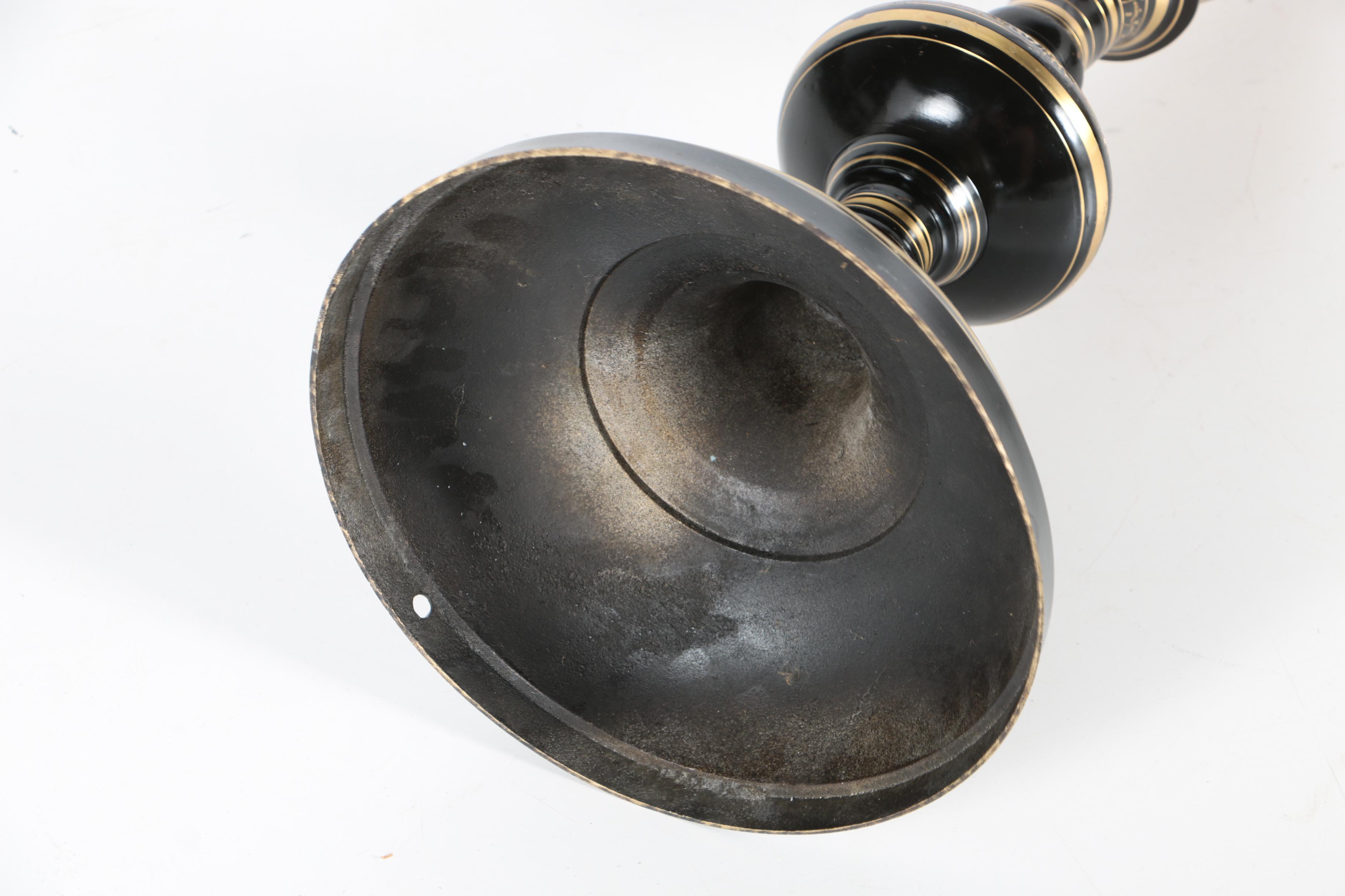 Indian Influenced Etched Metal Incense Burner and Coffee Pot