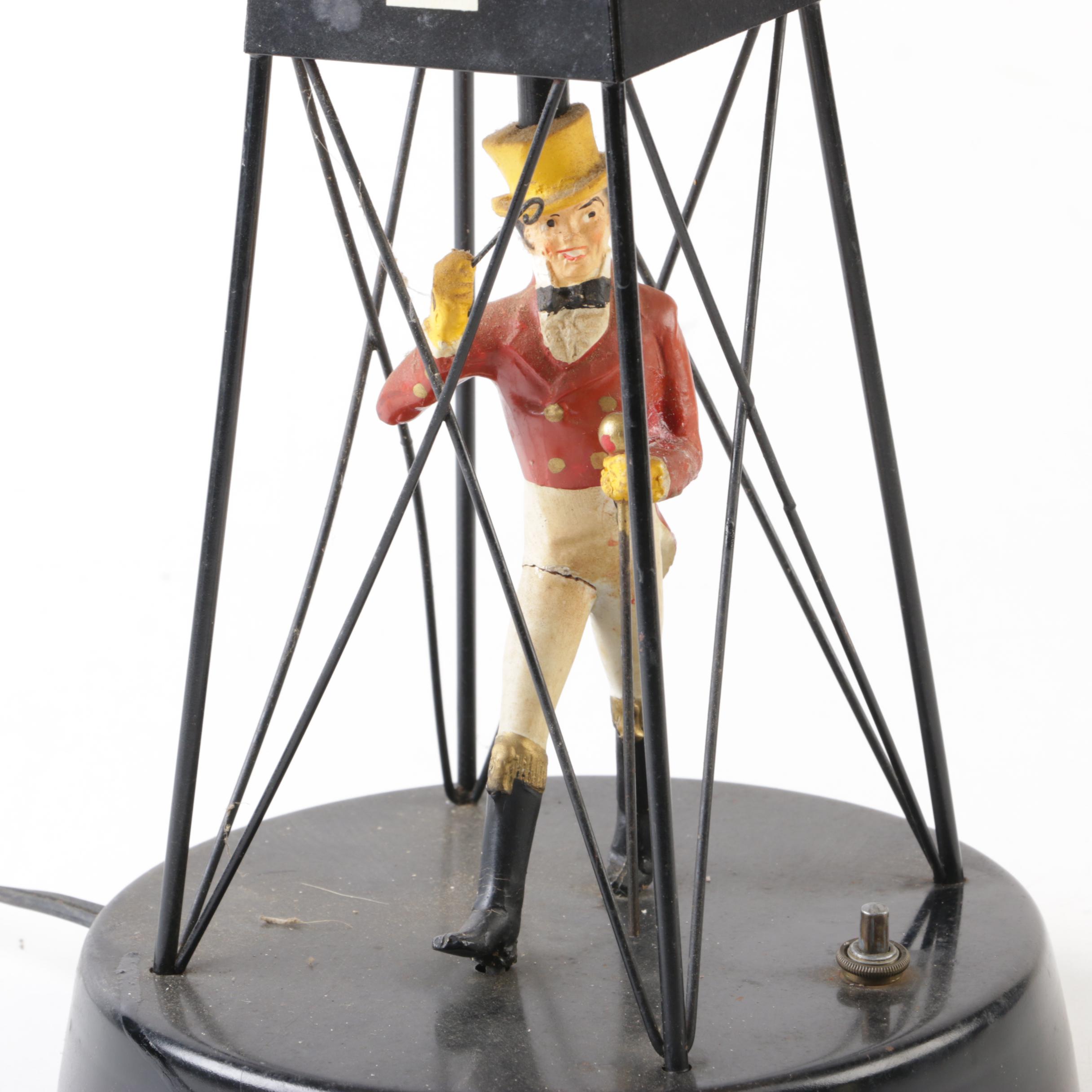 Vintage Johnny Walker Scotch Buoy Lamp