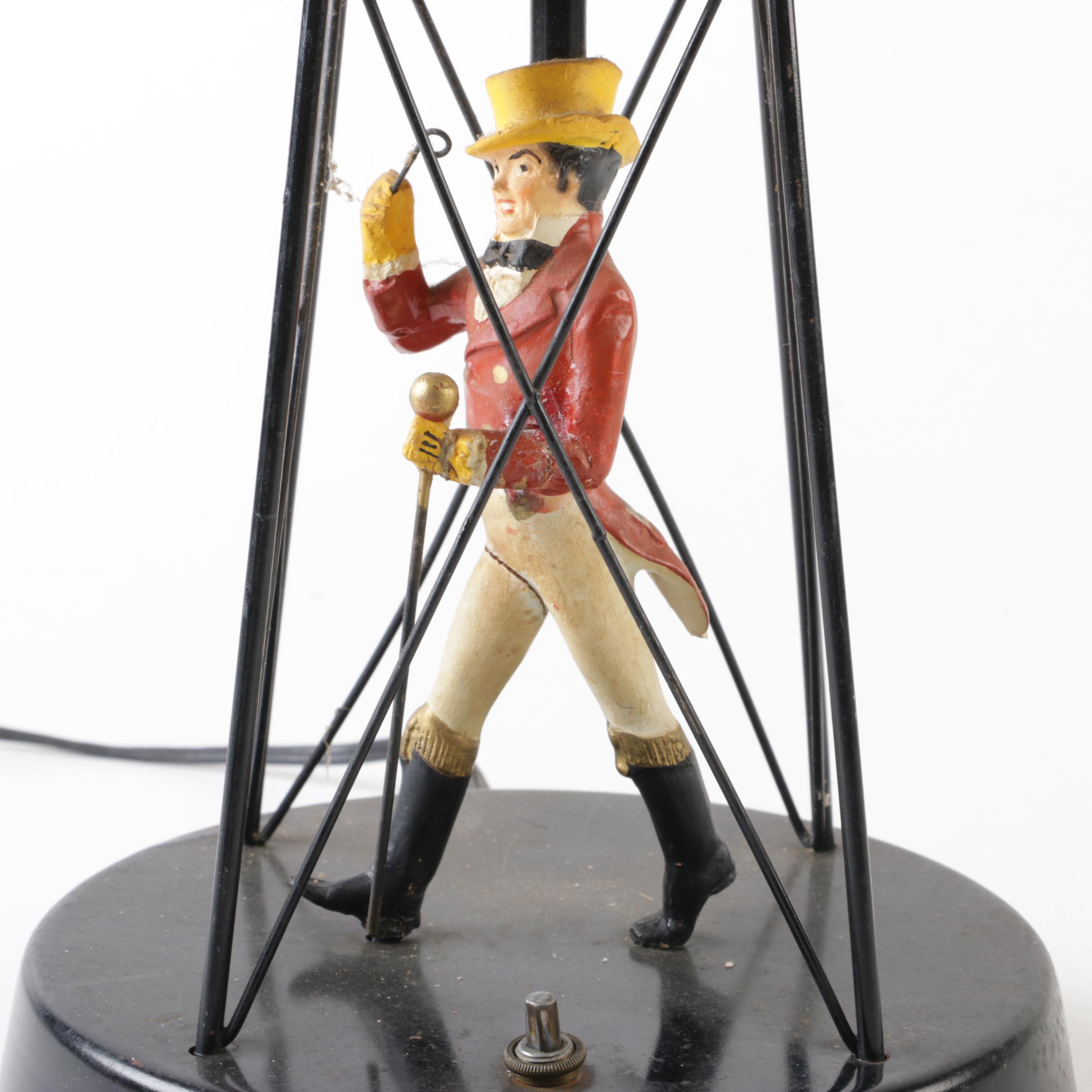 Vintage Johnny Walker Scotch Buoy Lamp