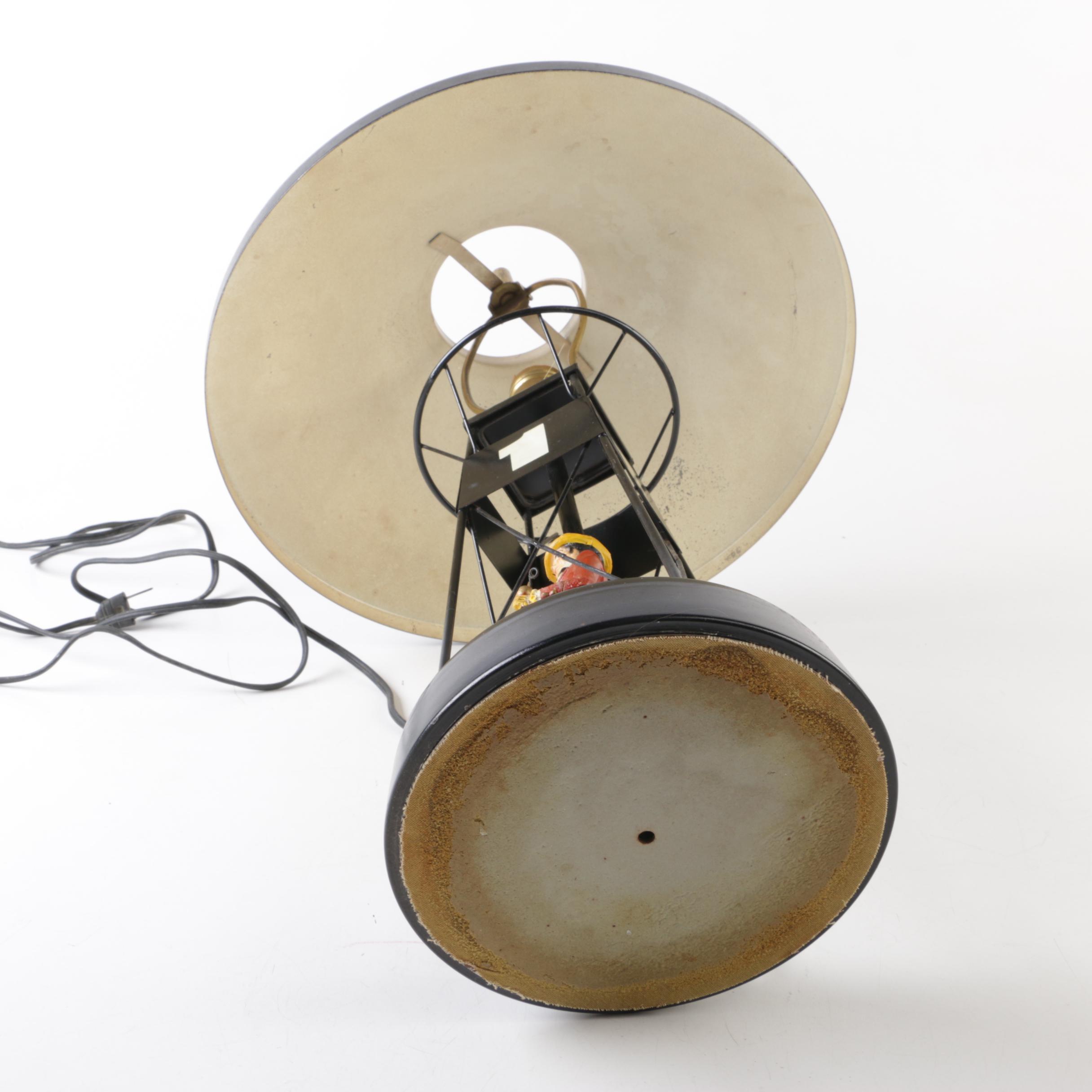 Vintage Johnny Walker Scotch Buoy Lamp