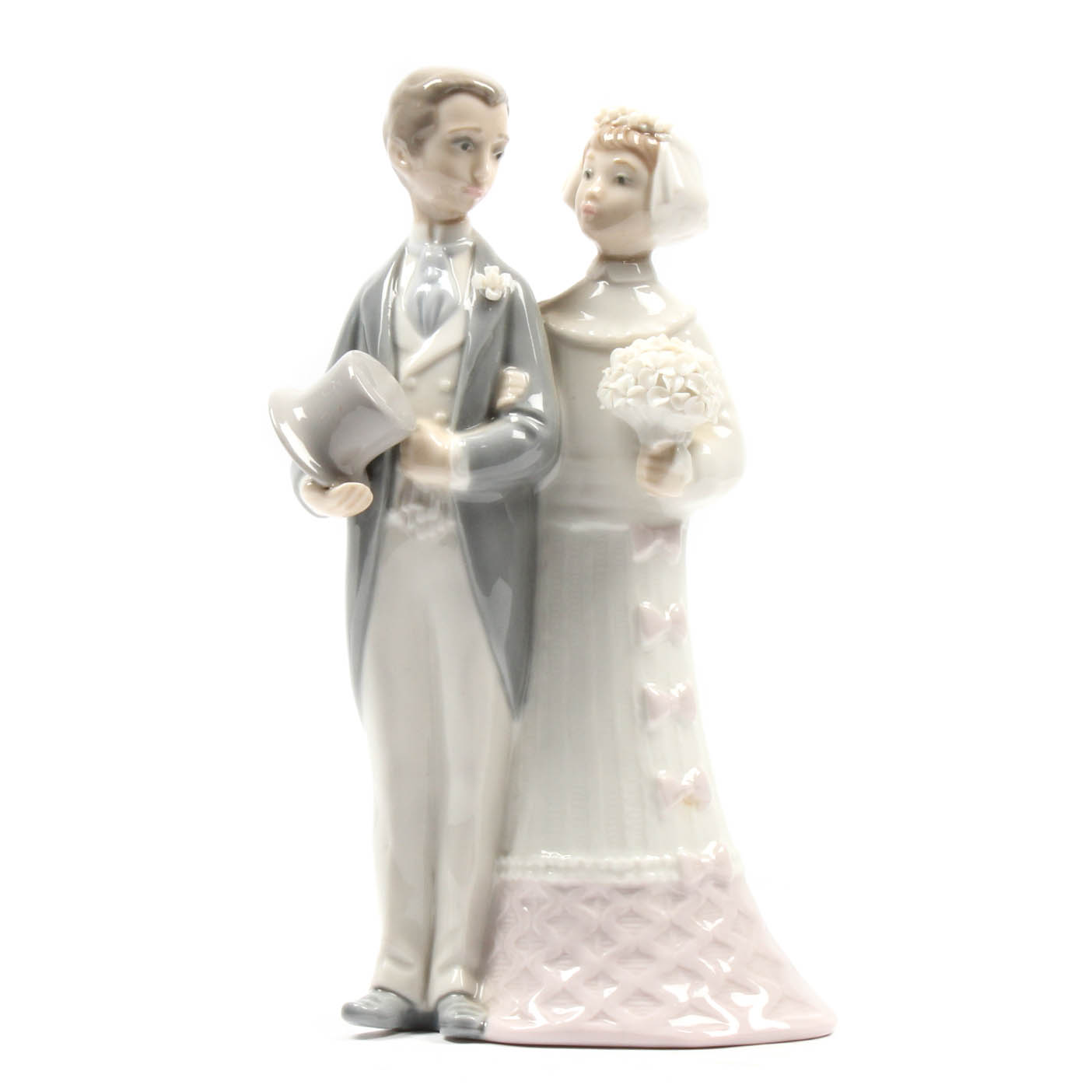 Lladro Figurine 4808 "Wedding Bride and Groom" Figurine