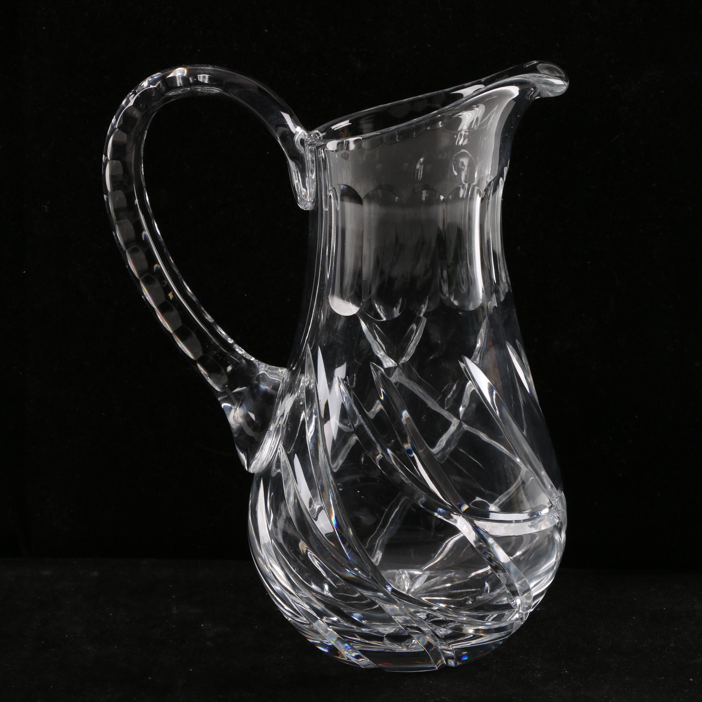 Cut Crystal Pitcher
