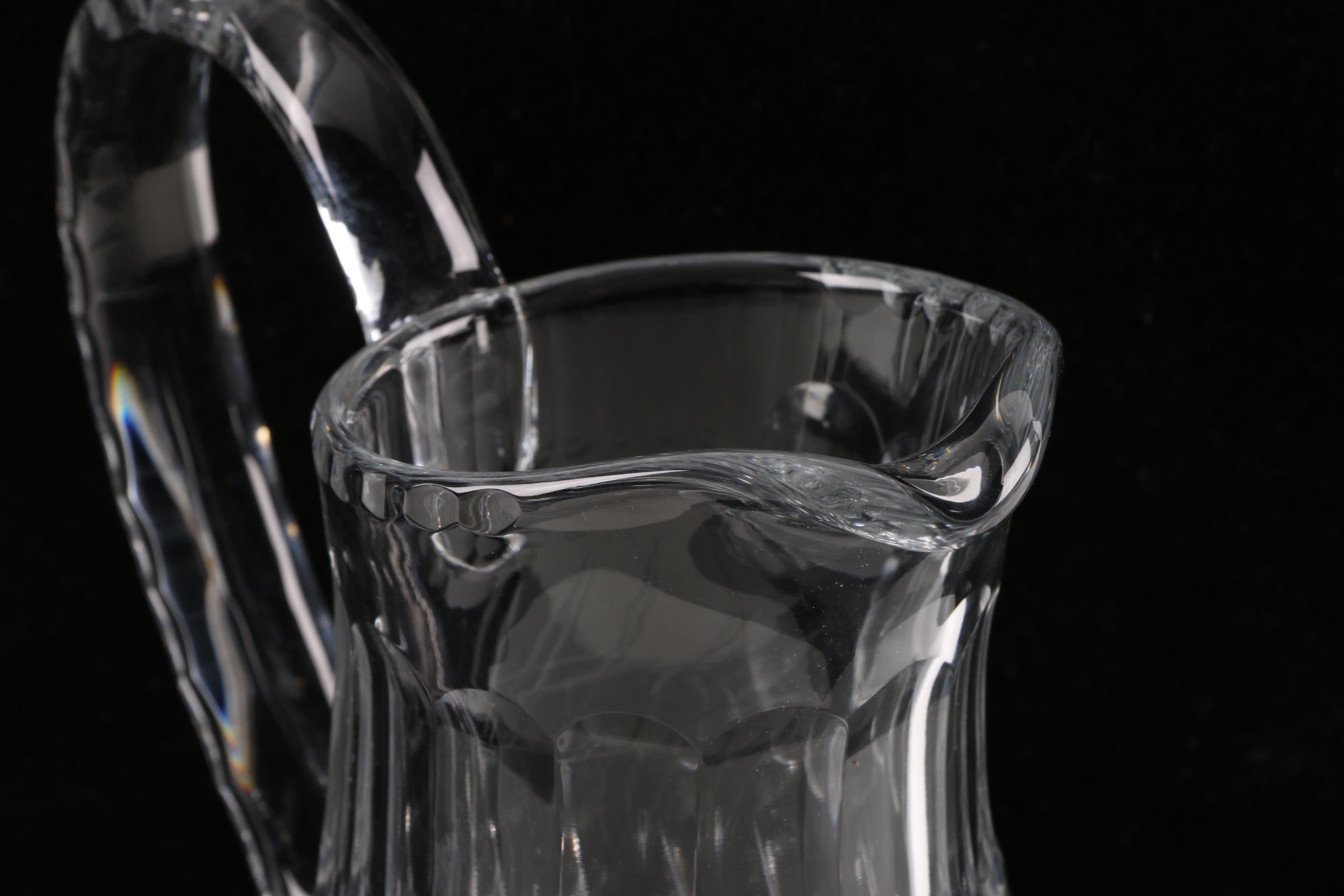 Cut Crystal Pitcher