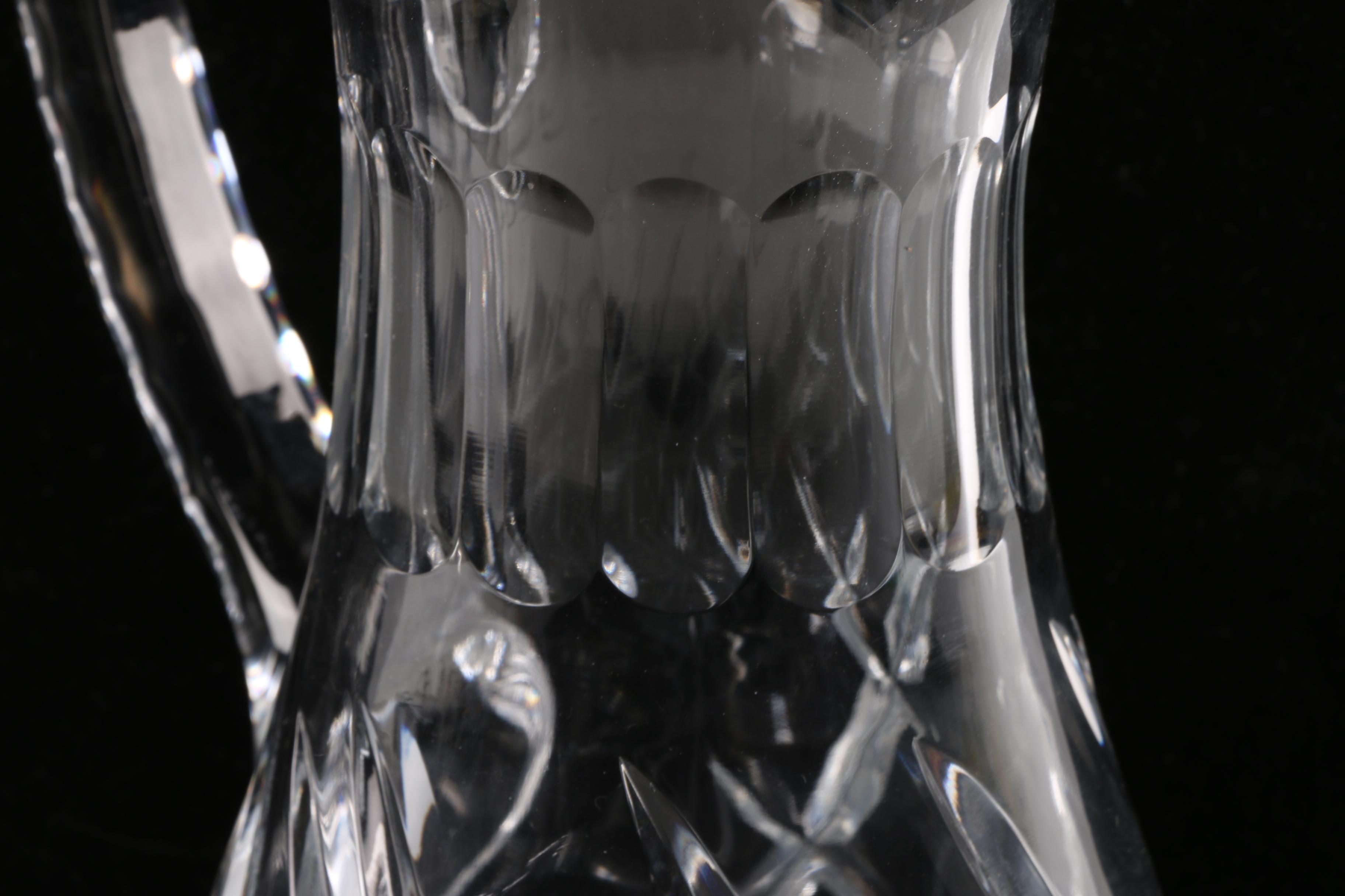Cut Crystal Pitcher