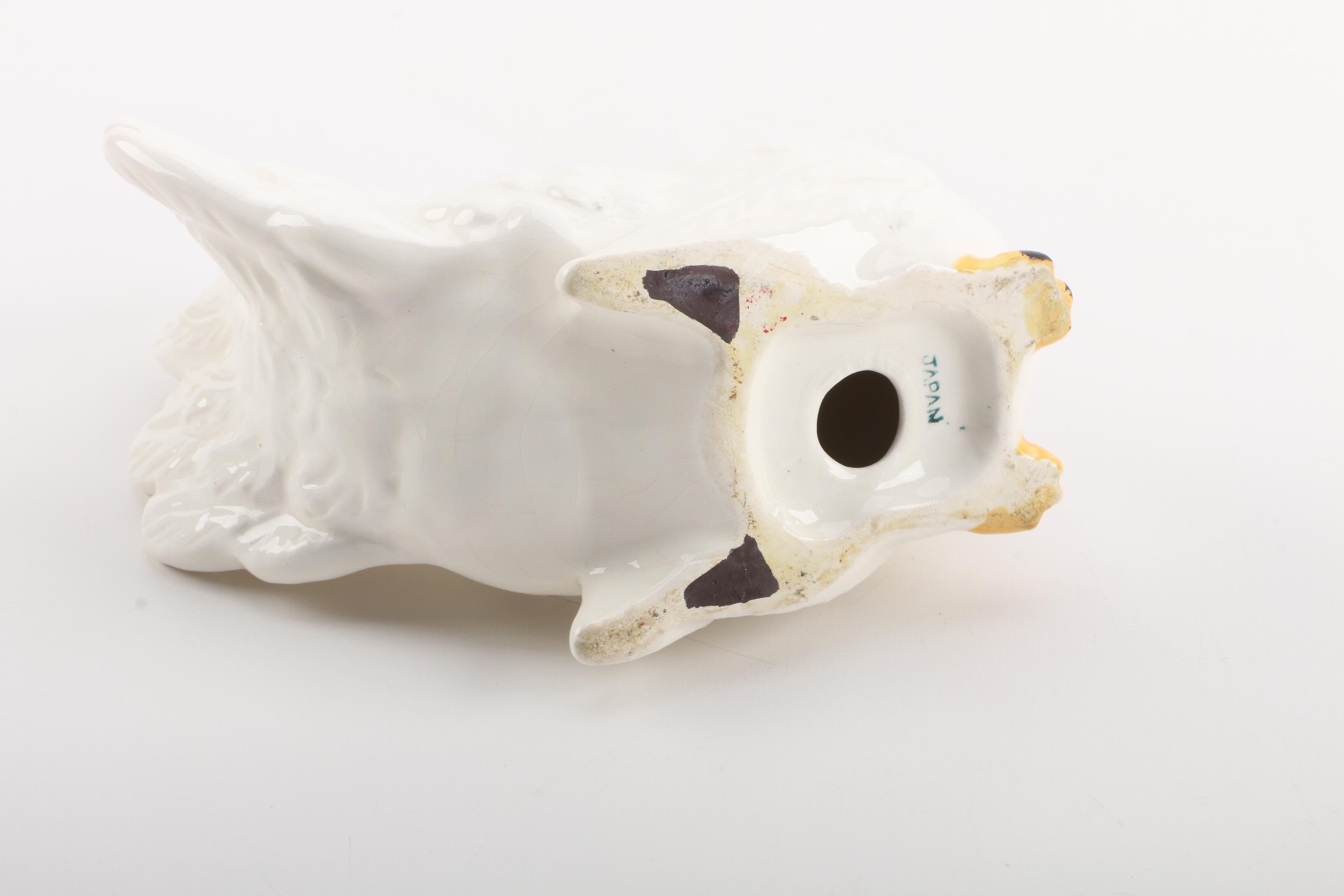 Rooster and Chicken Figurines