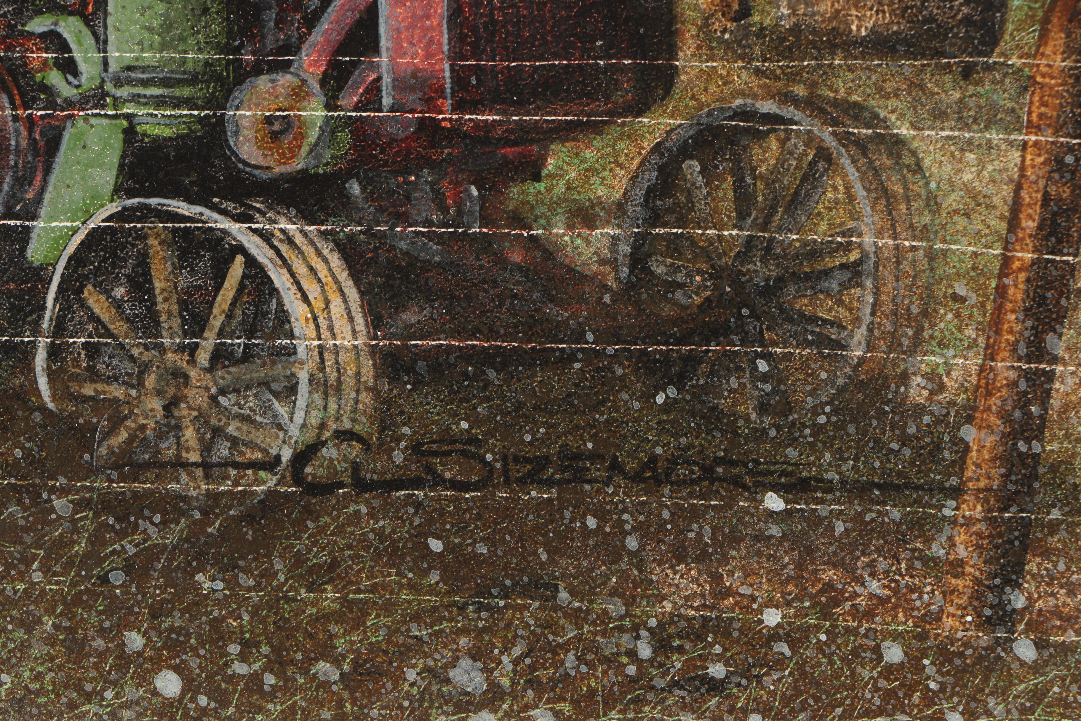 Charles L. Sizemore Acrylic Pastoral Painting