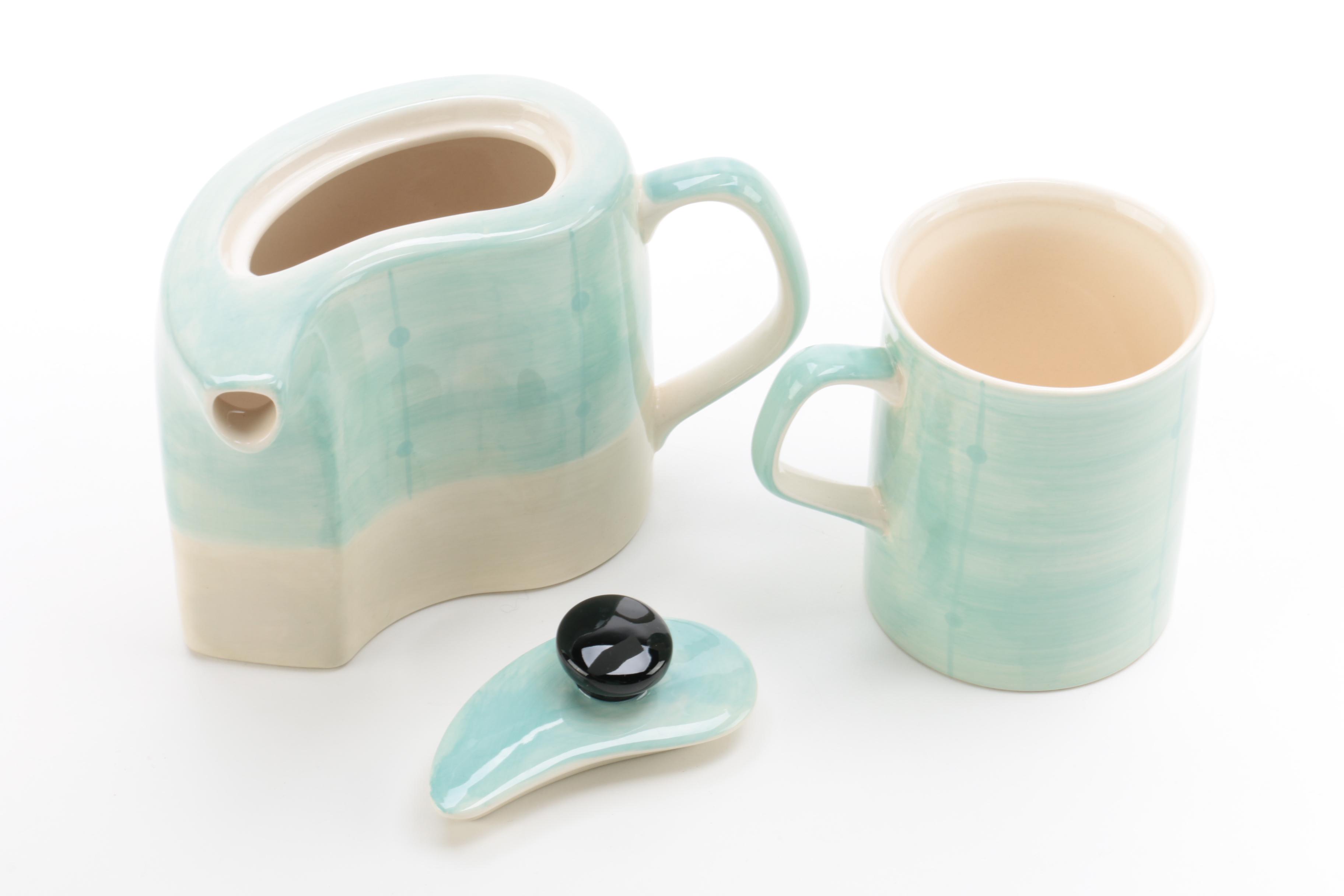 HuesNBrews Cat Themed Tea Set