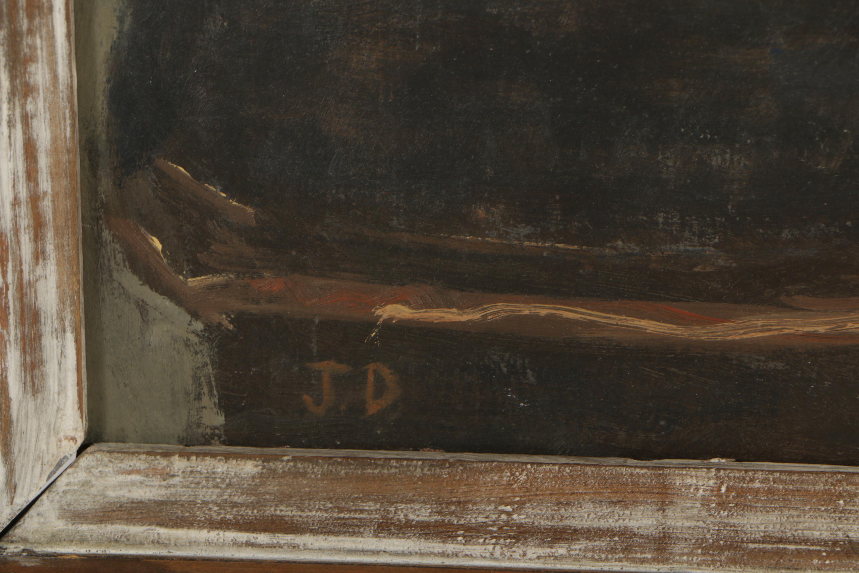 James Doversberger Oil Painting "Still Life with Amaryllis"