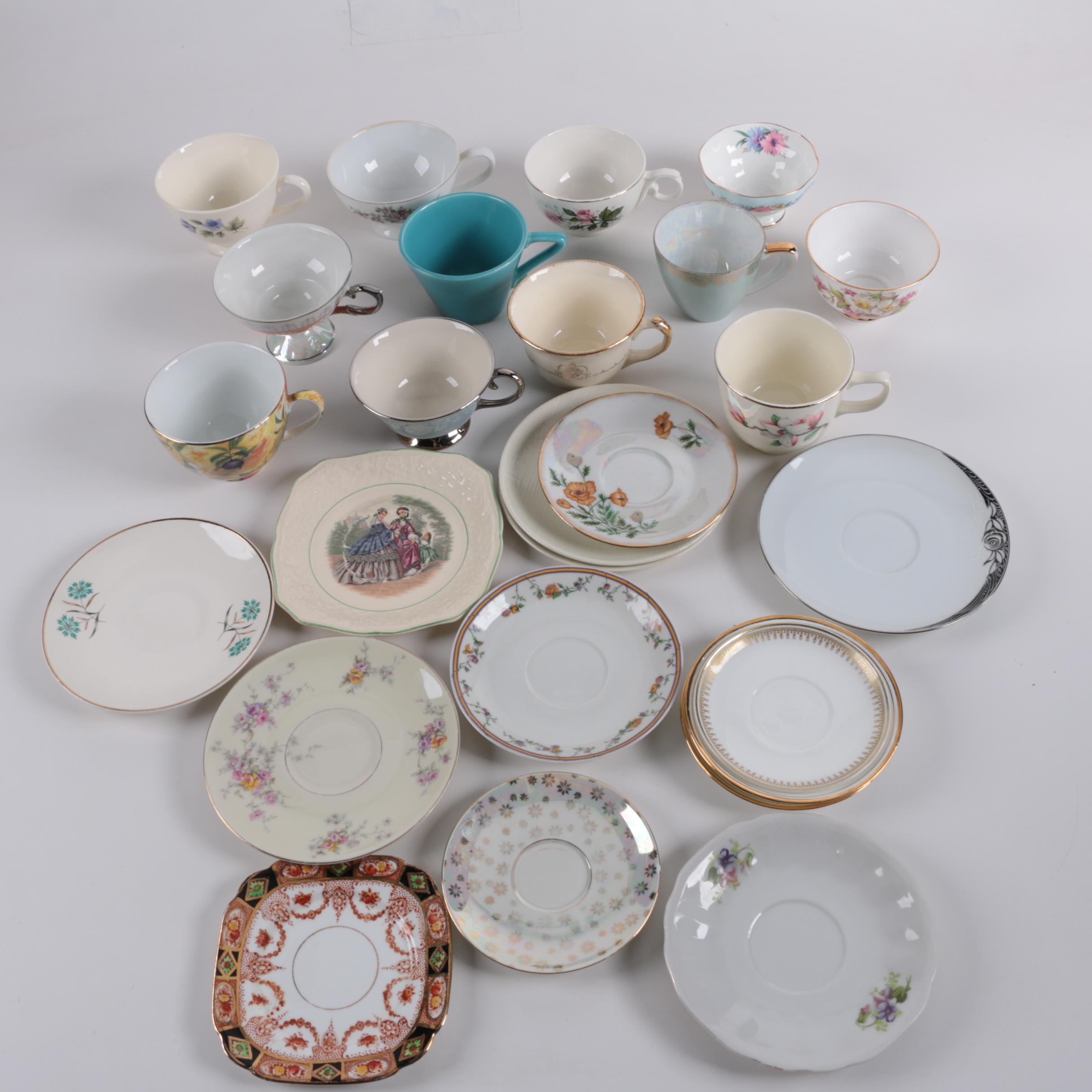 Vintage Teacups and Saucers