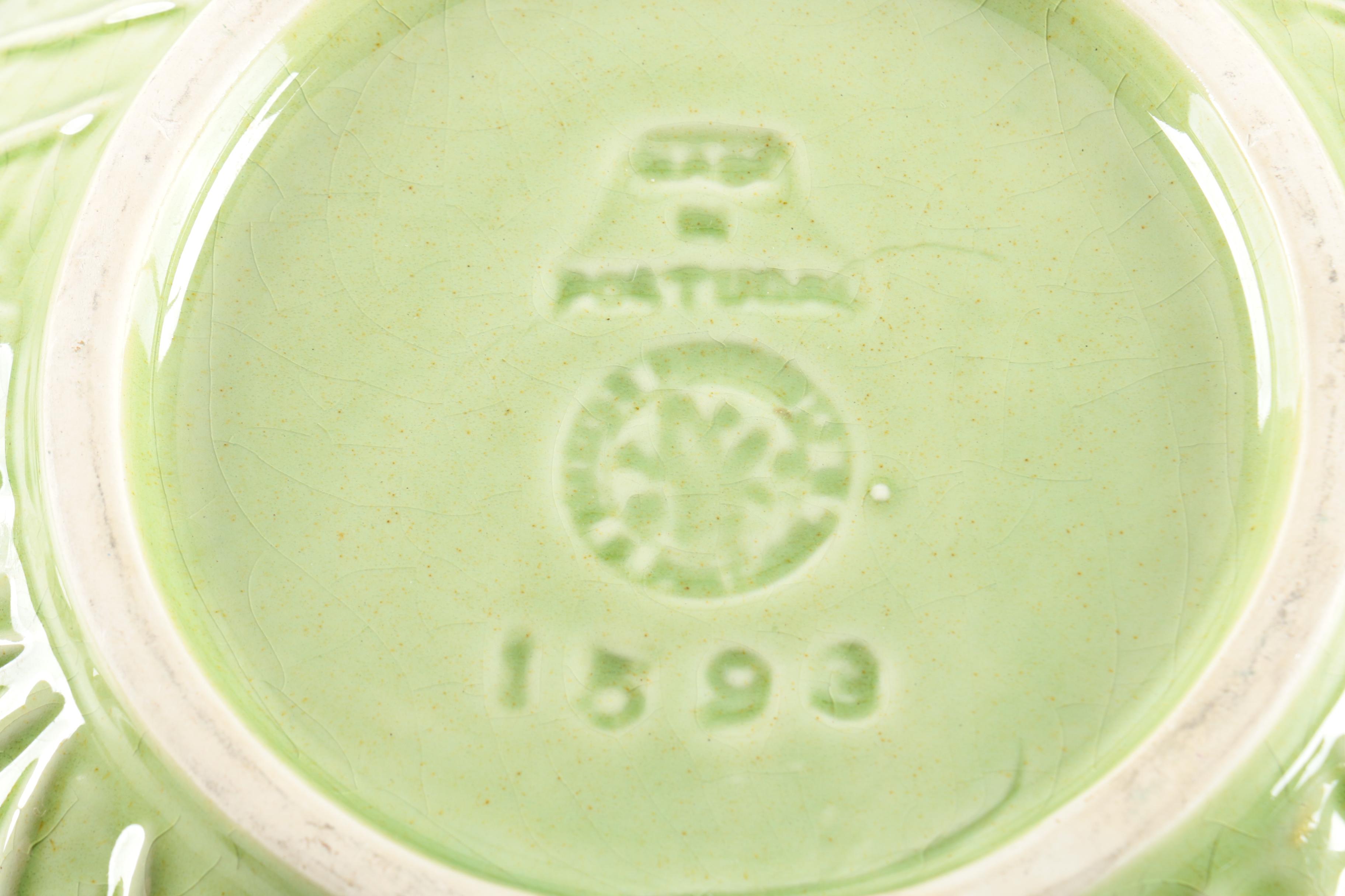 Portuguese Bordallo Pinheiro "Cabbage" Leaf Serving Bowls