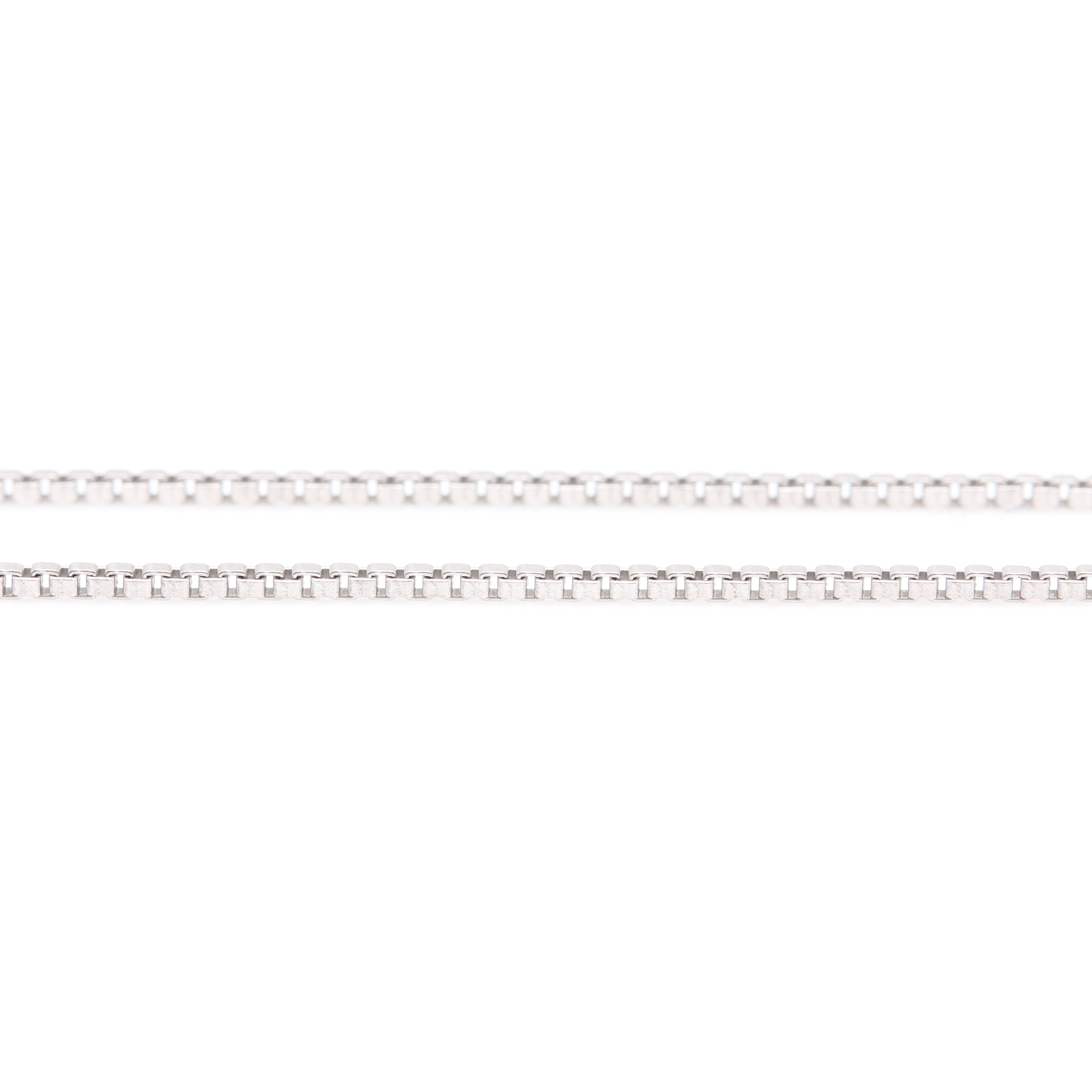 Sterling Silver Necklace and Earrings Including Diamonds and Glass