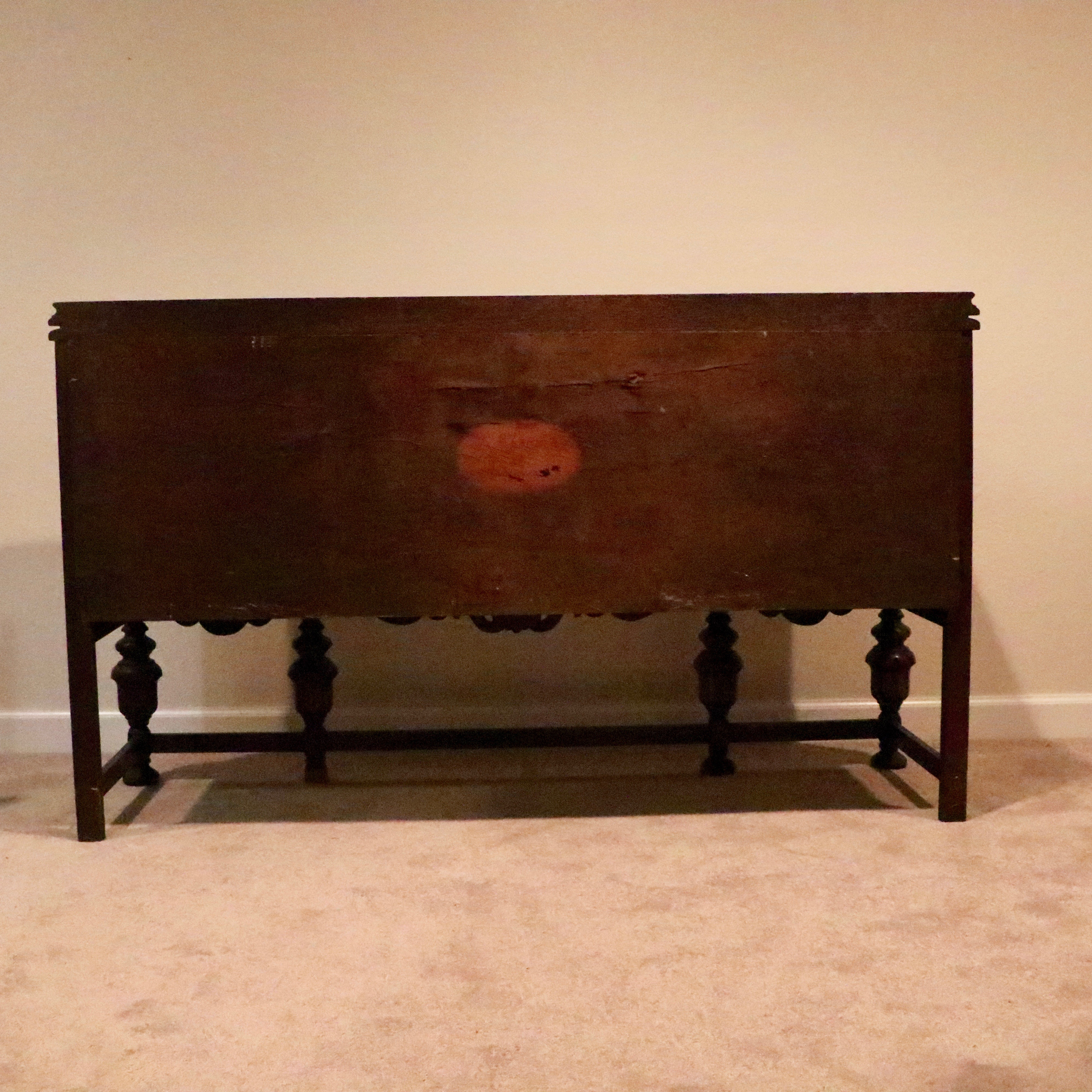 Antique Jacobean Revival Oak Sideboard