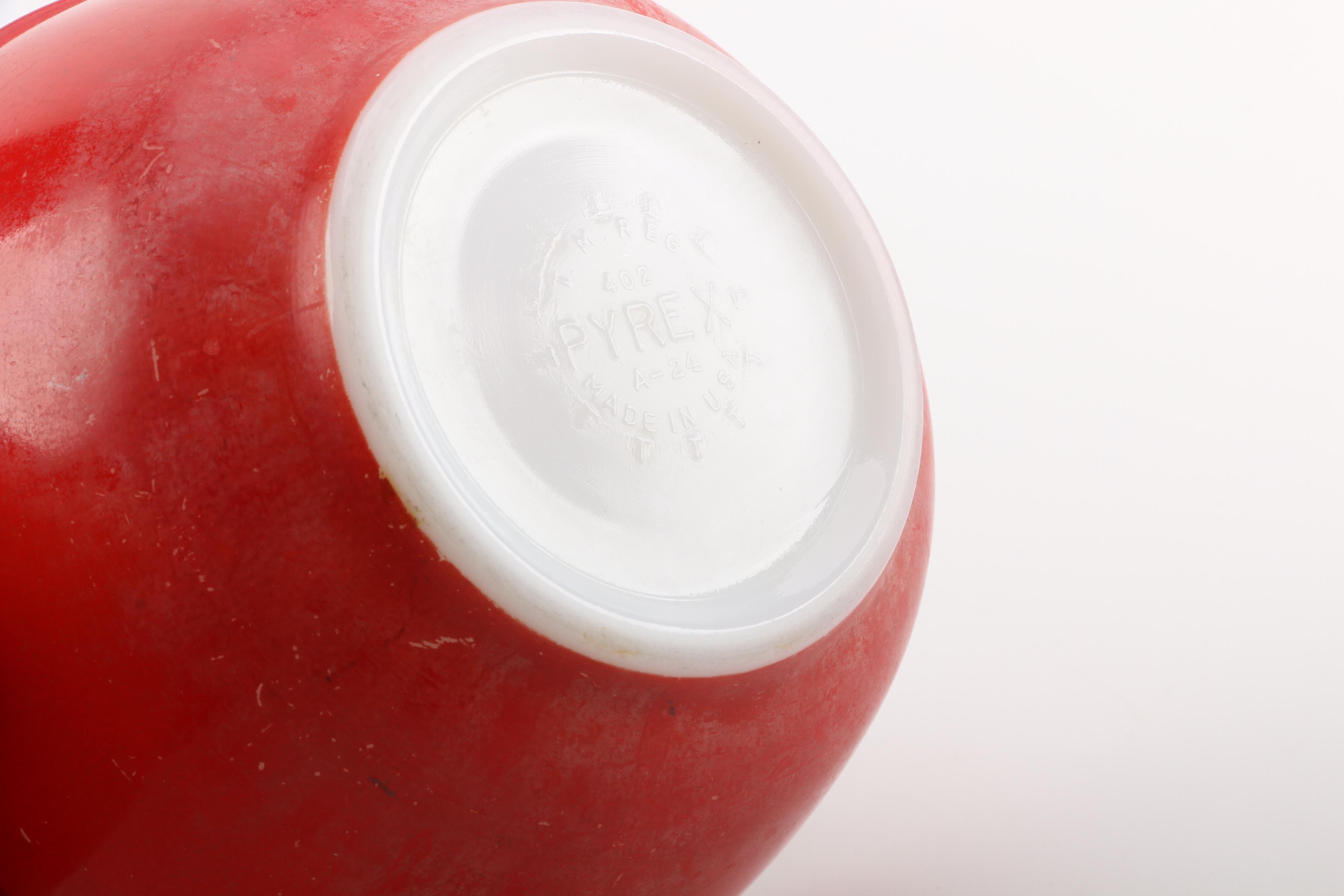 Vintage Pyrex "Primary Colors" Mixing Bowls