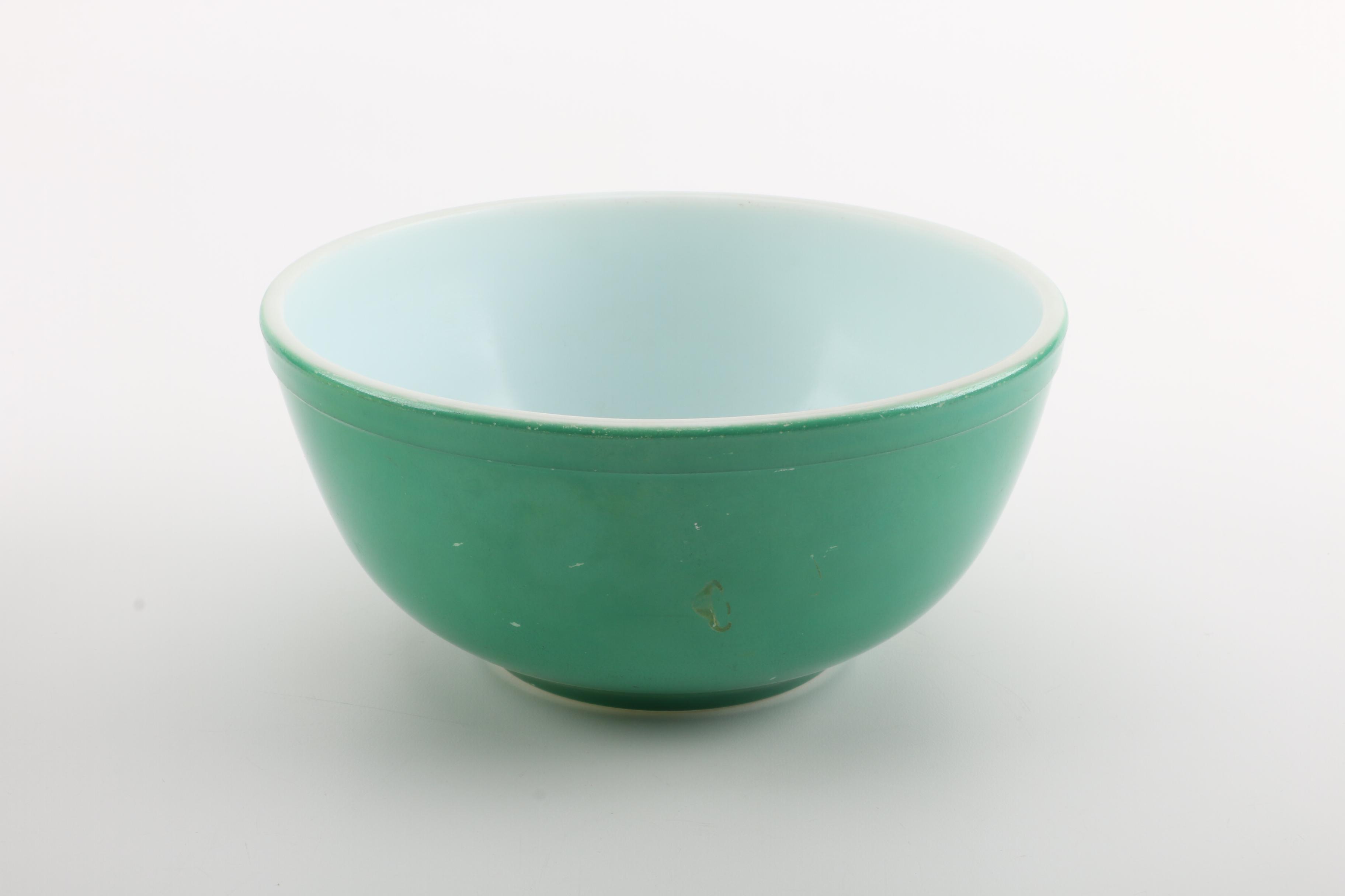 Vintage Pyrex "Primary Colors" Mixing Bowls