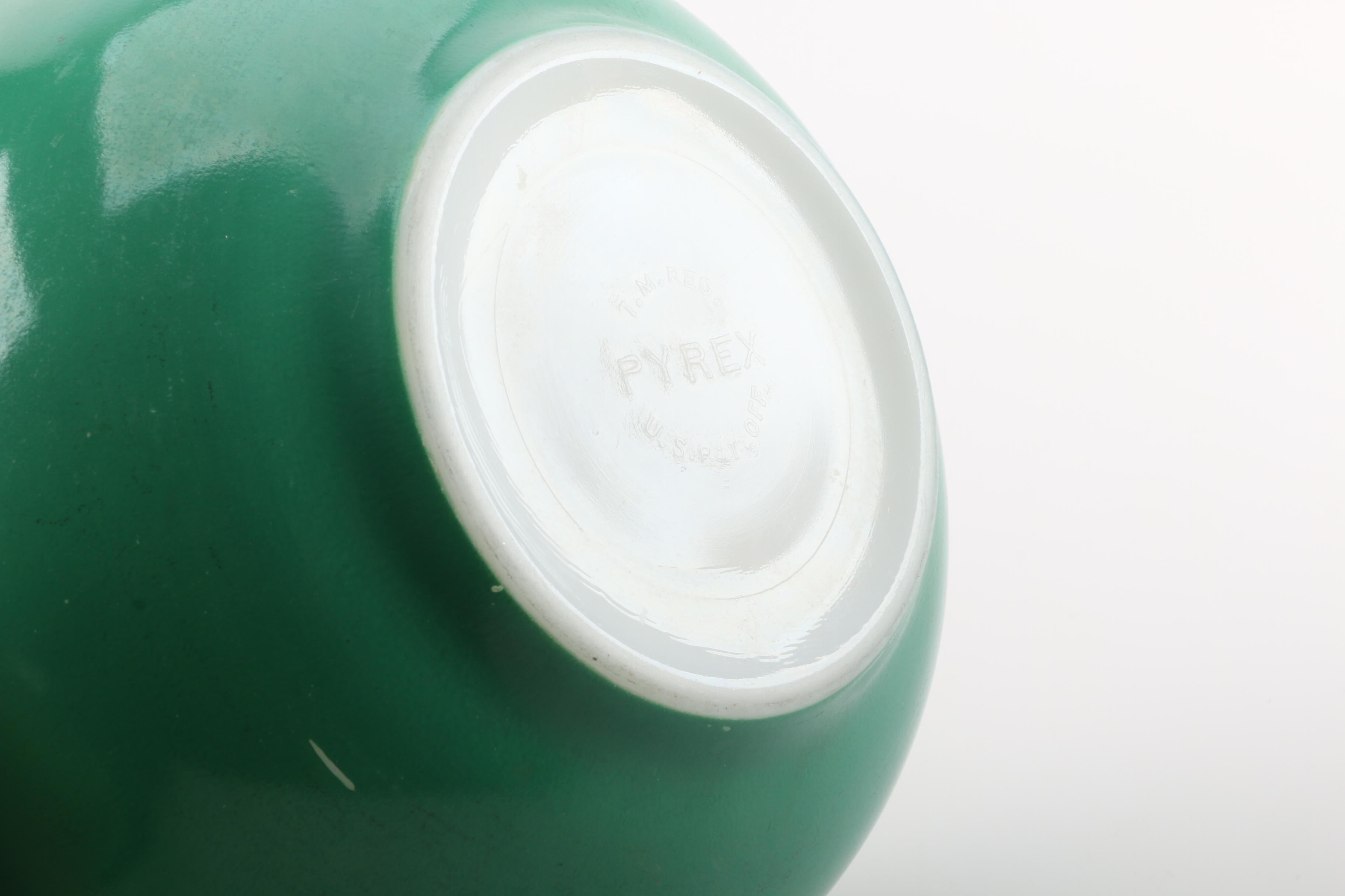 Vintage Pyrex "Primary Colors" Mixing Bowls