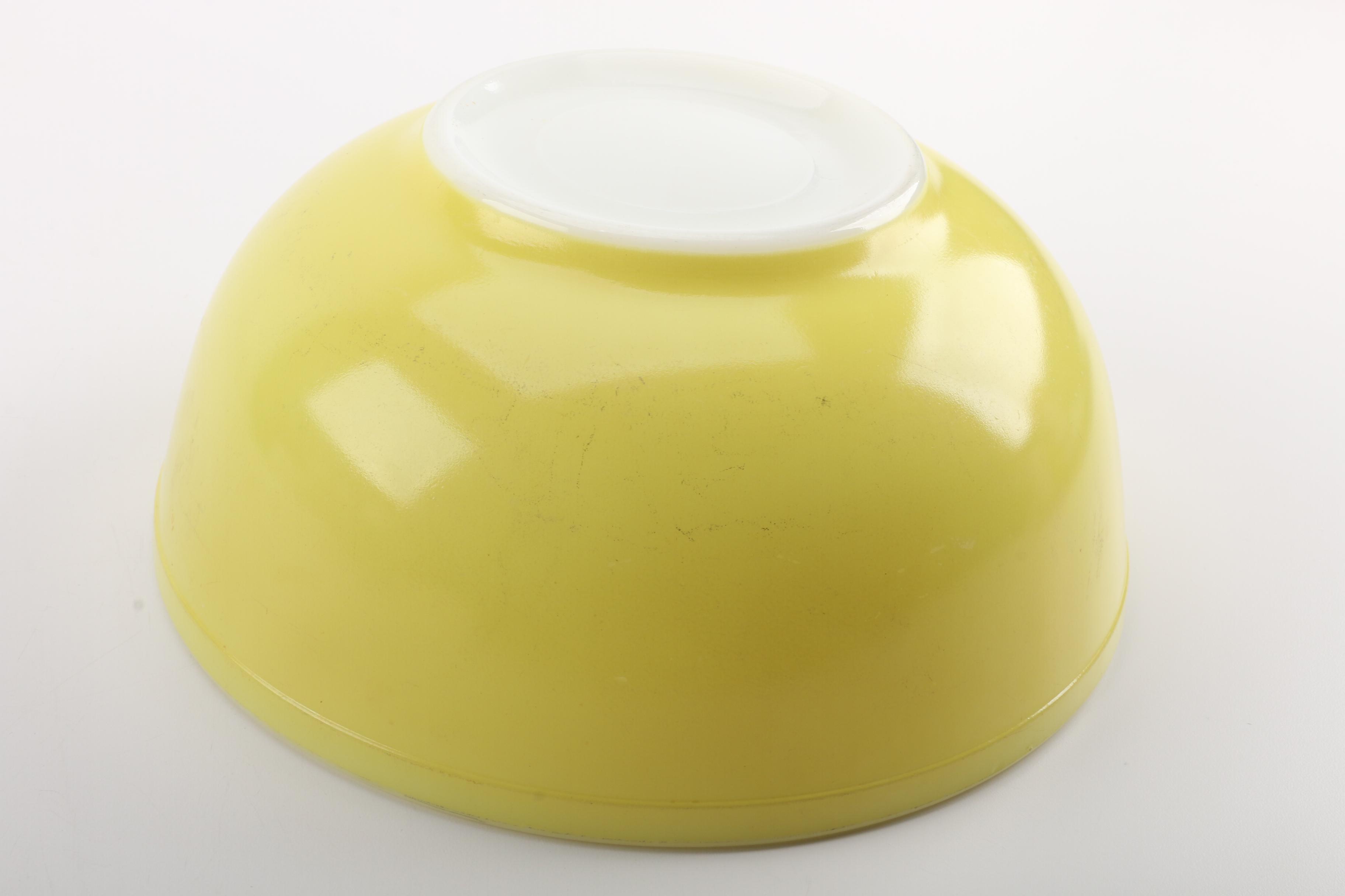 Vintage Pyrex "Primary Colors" Mixing Bowls