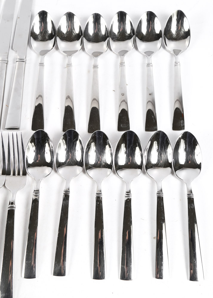 Reed & Barton Stainless Steel Flatware For Twelve