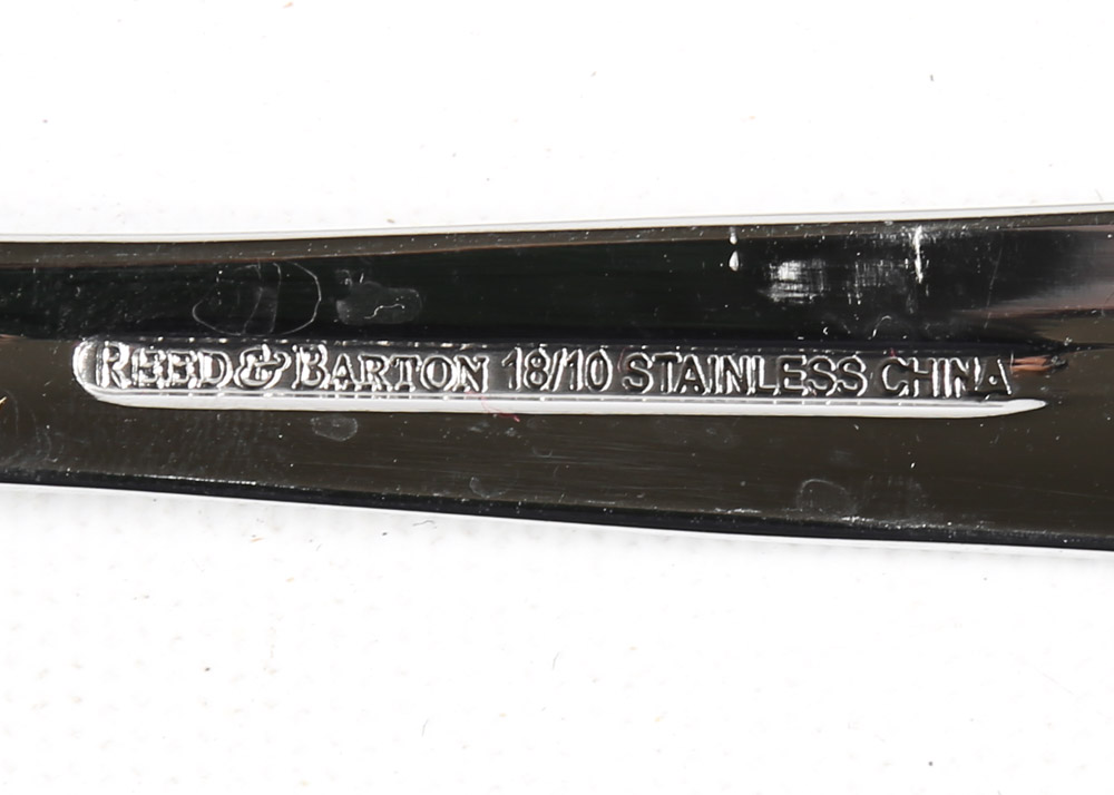 Reed & Barton Stainless Steel Flatware For Twelve