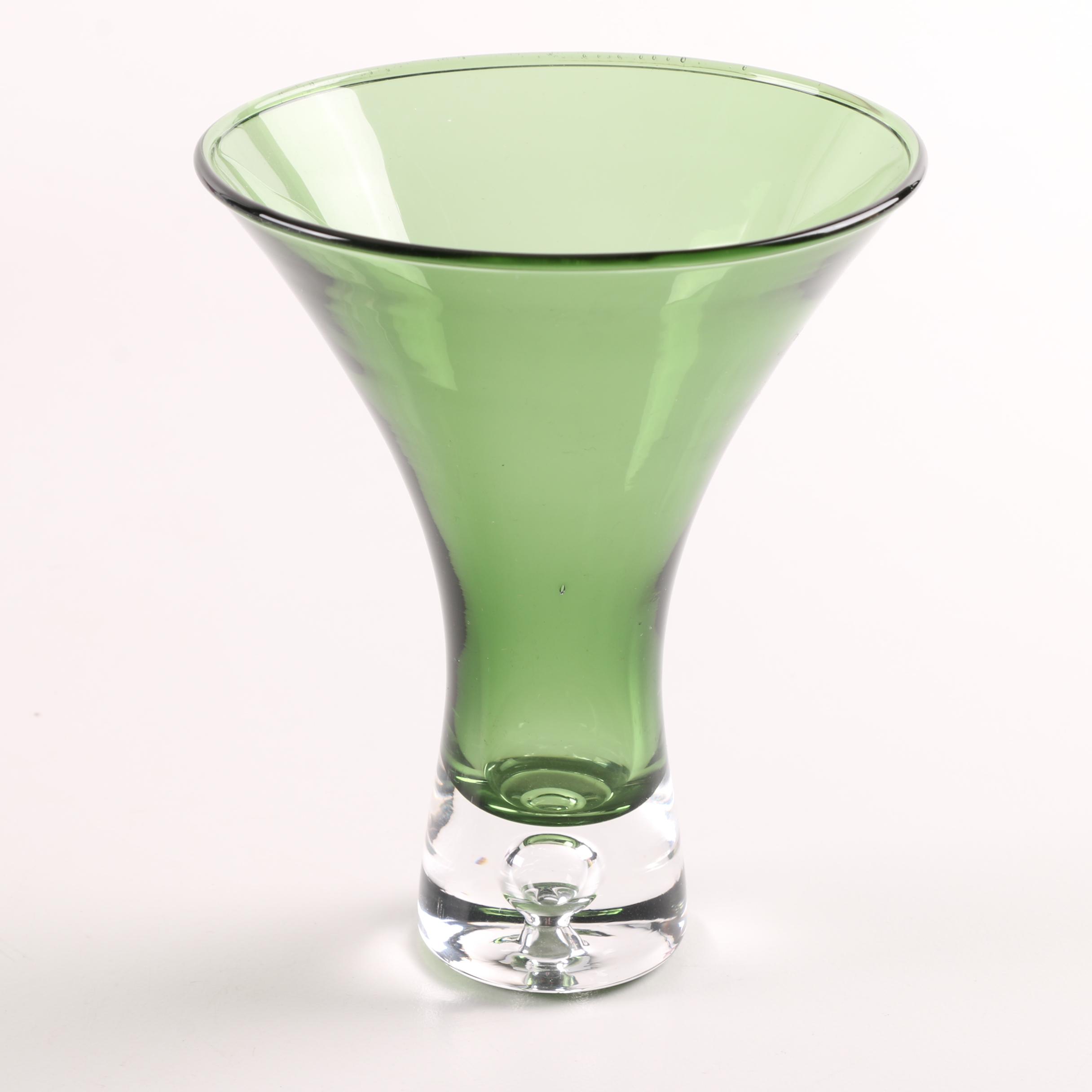 Contemporary Colored Martini Glasses