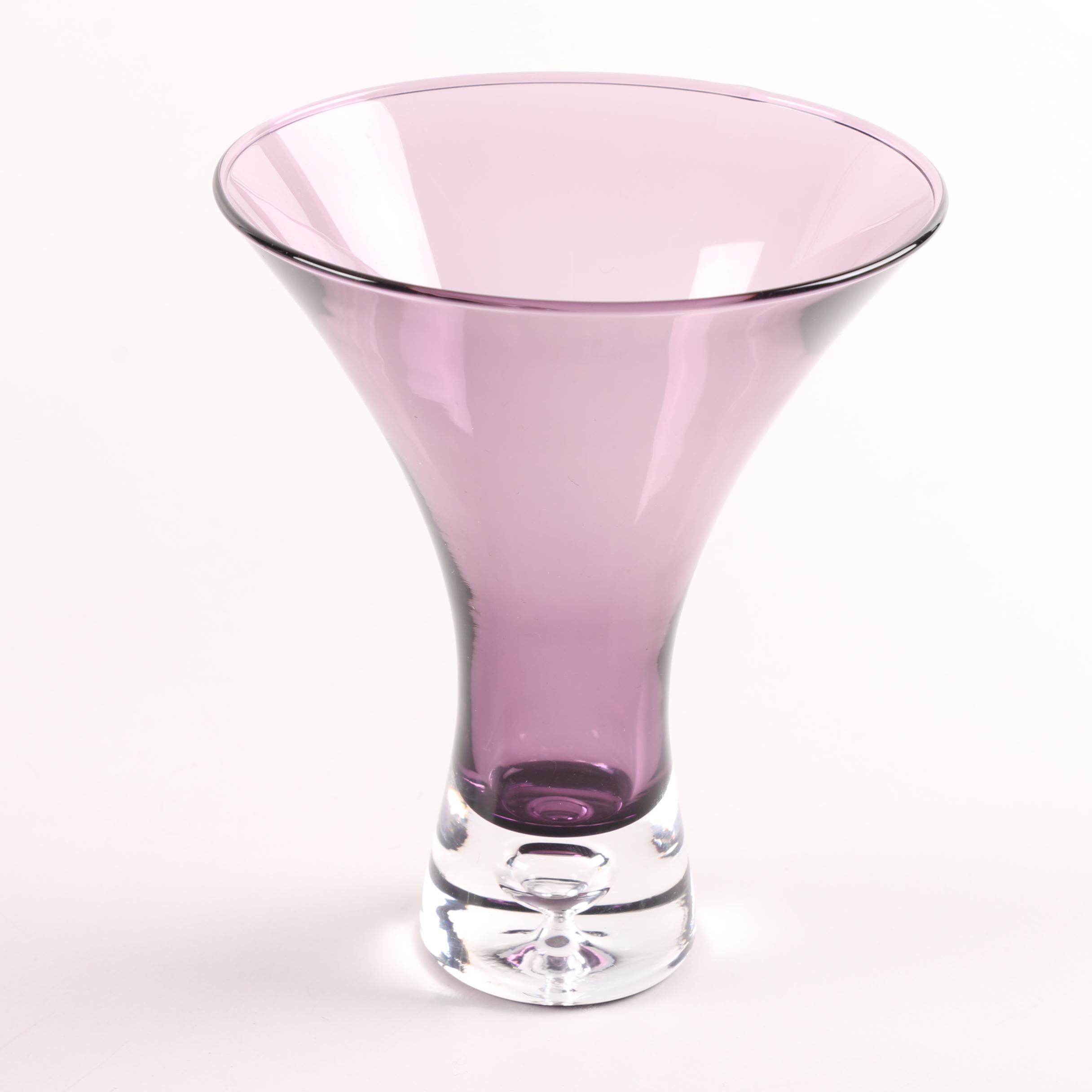 Contemporary Colored Martini Glasses