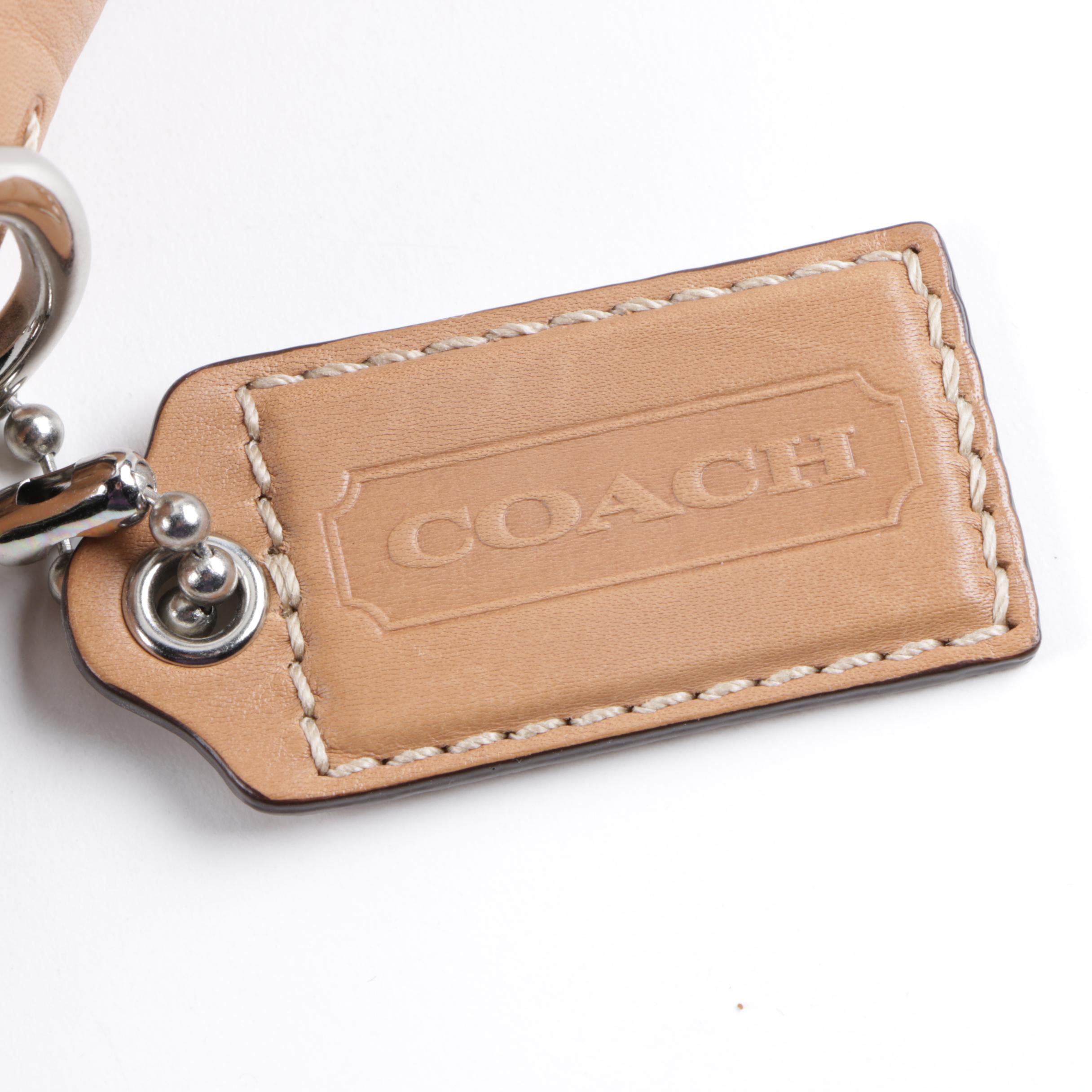 Coach Soho Bleecker Tan Leather Buckle Flap Duffle Crossbody Messenger Bag