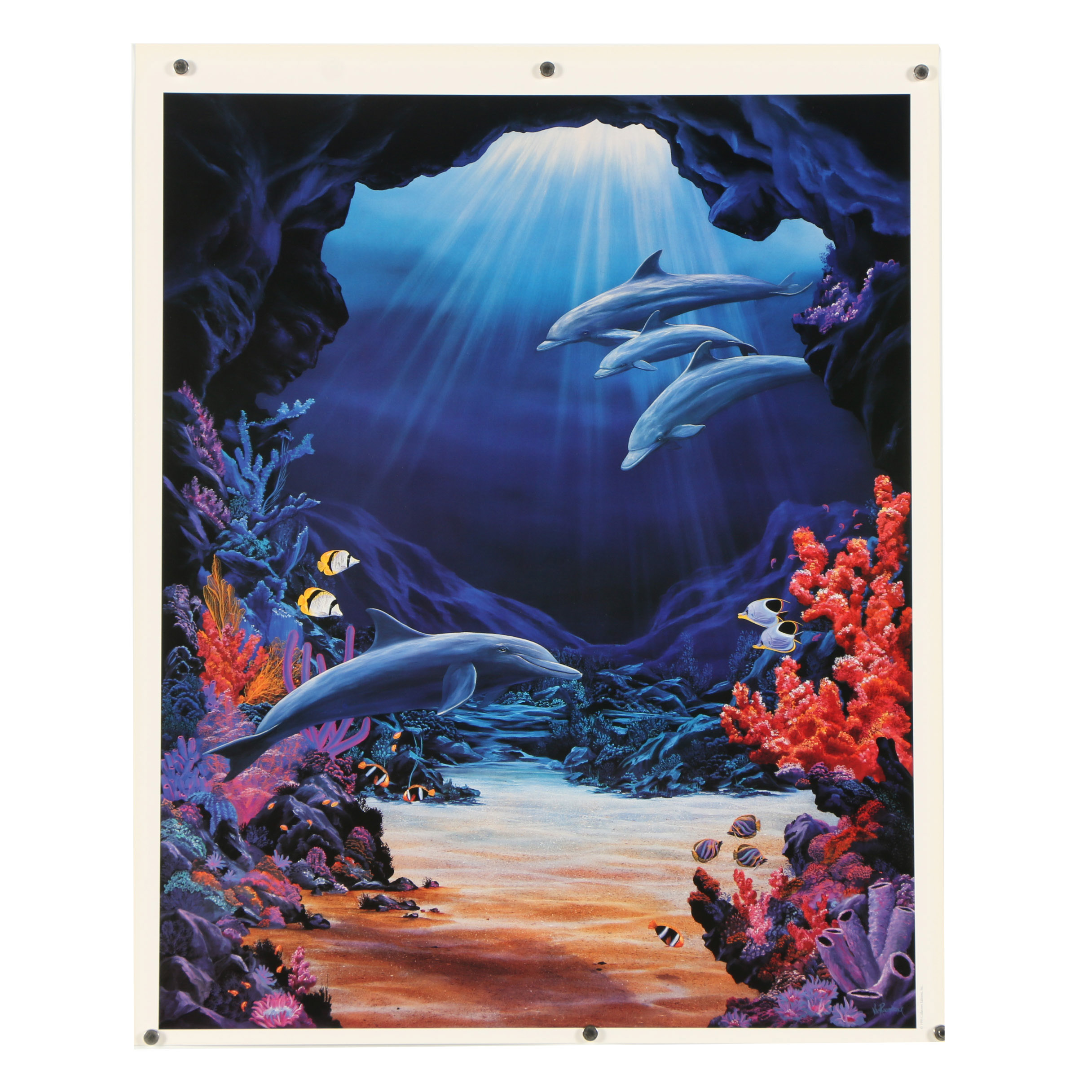 1993 Offset Lithograph After Eric Van Raemdonck "Gratitude"