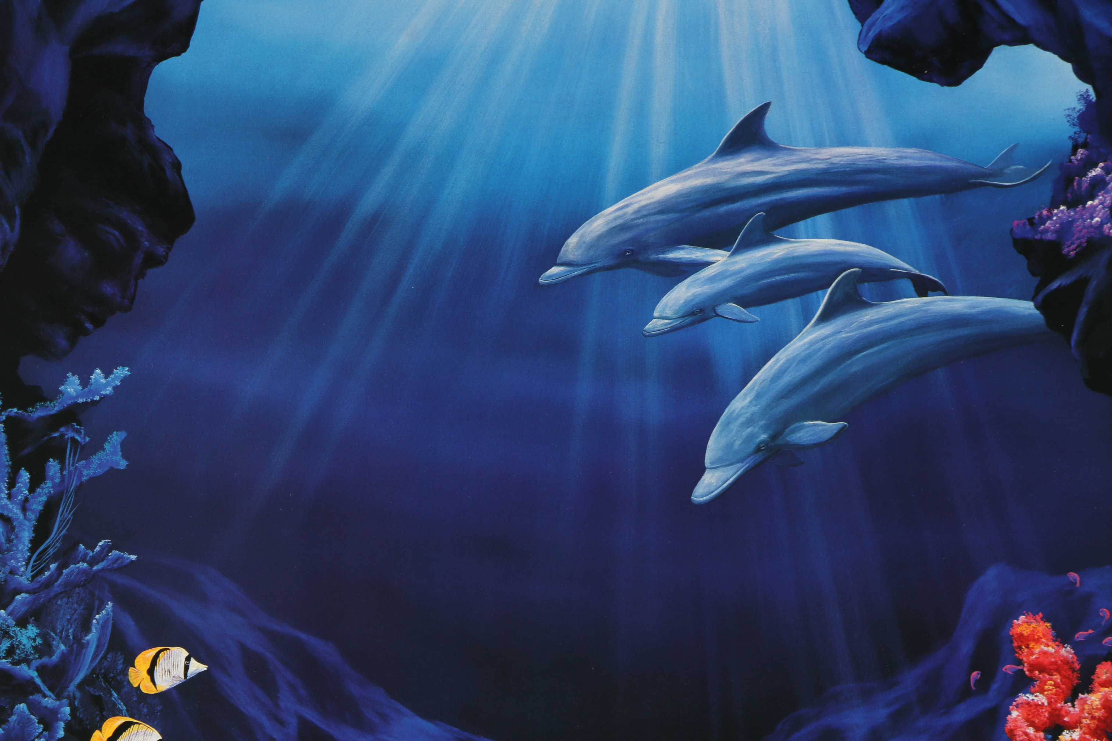 1993 Offset Lithograph After Eric Van Raemdonck "Gratitude"