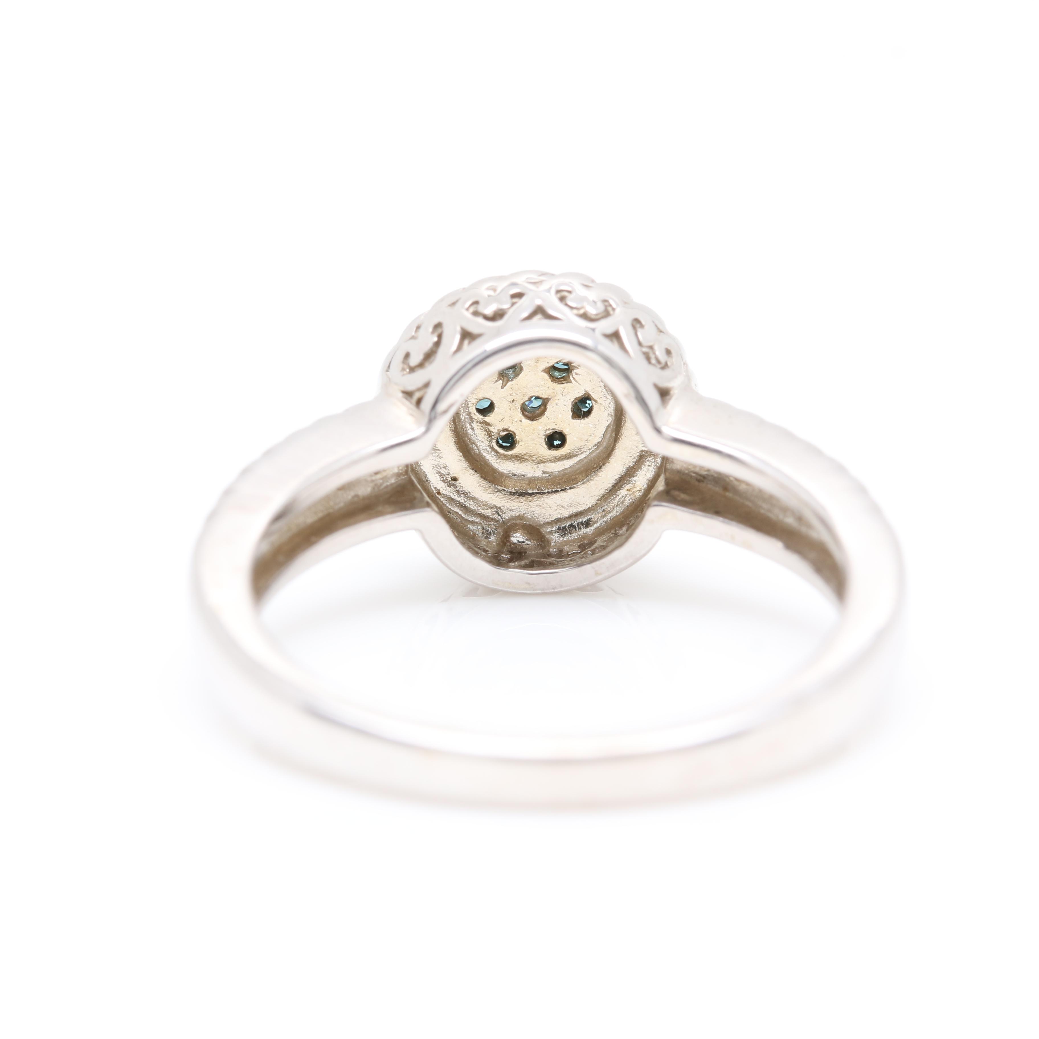 Kate McCullar Sterling Silver Diamond Ring