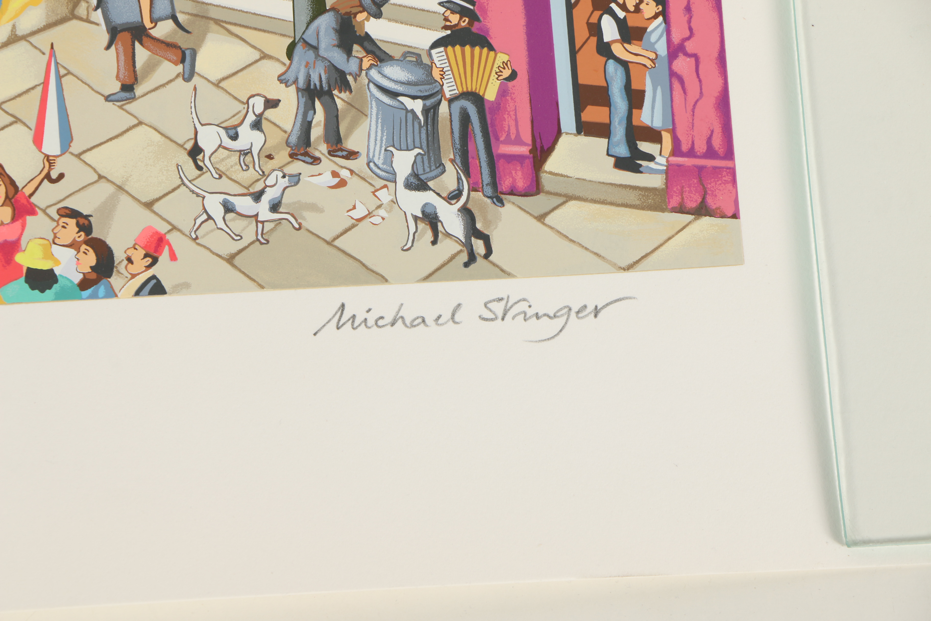Michael Stringer 1996 Serigraph "La Vie Parisienne"