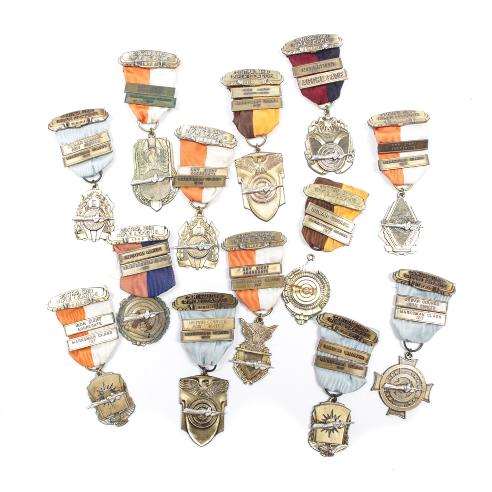 Vintage Central Ohio Rifle League Medals