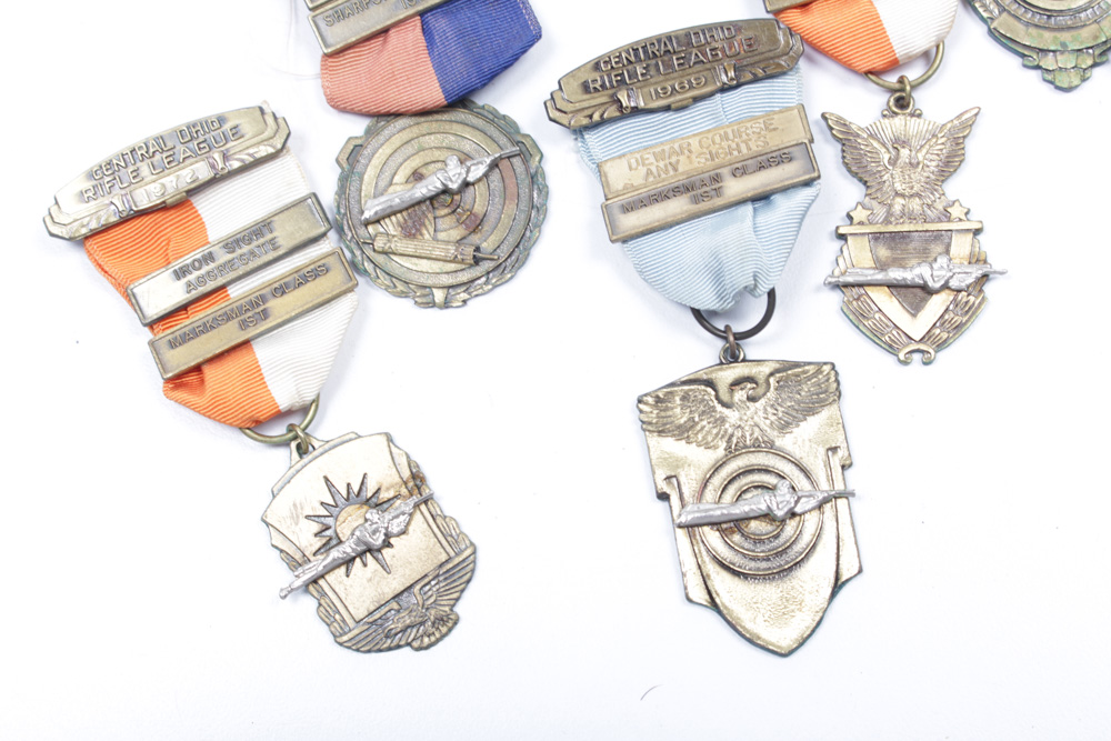 Vintage Central Ohio Rifle League Medals