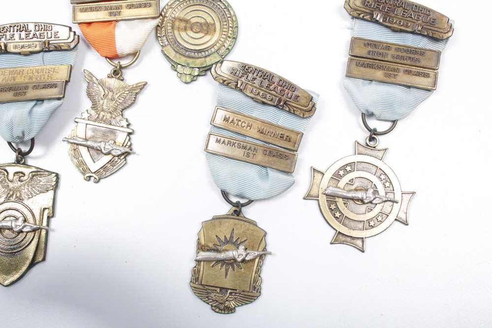 Vintage Central Ohio Rifle League Medals