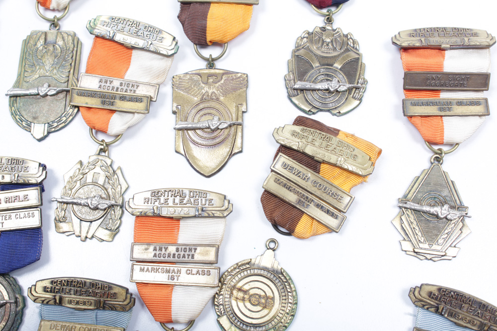 Vintage Central Ohio Rifle League Medals