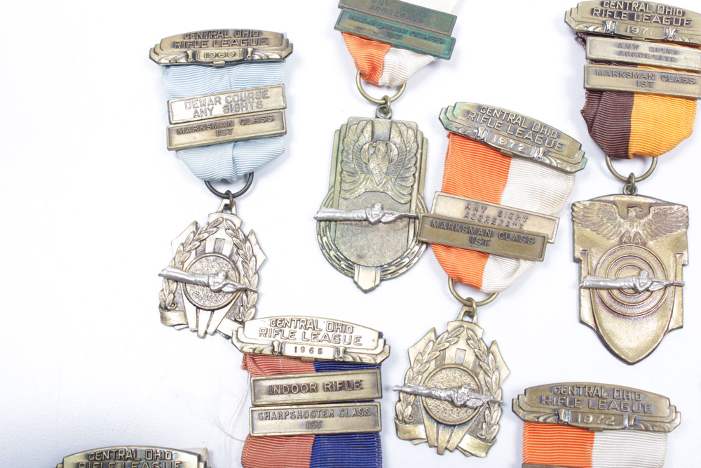 Vintage Central Ohio Rifle League Medals