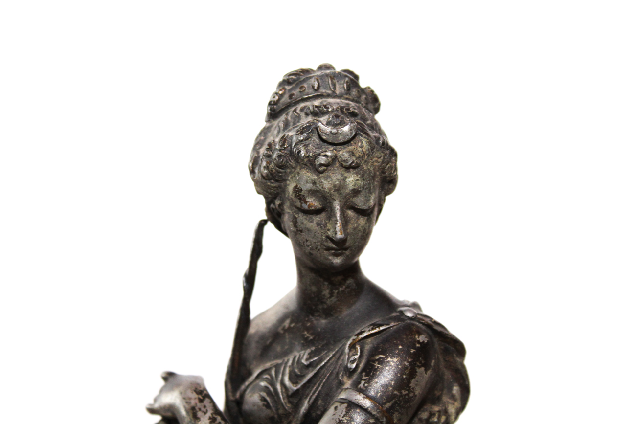 Classic Victorian Figural Mantle Clock