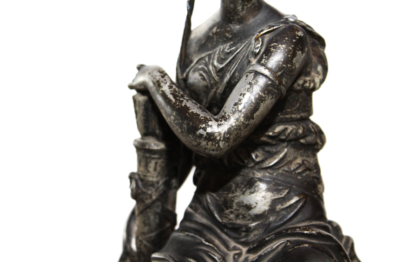 Classic Victorian Figural Mantle Clock