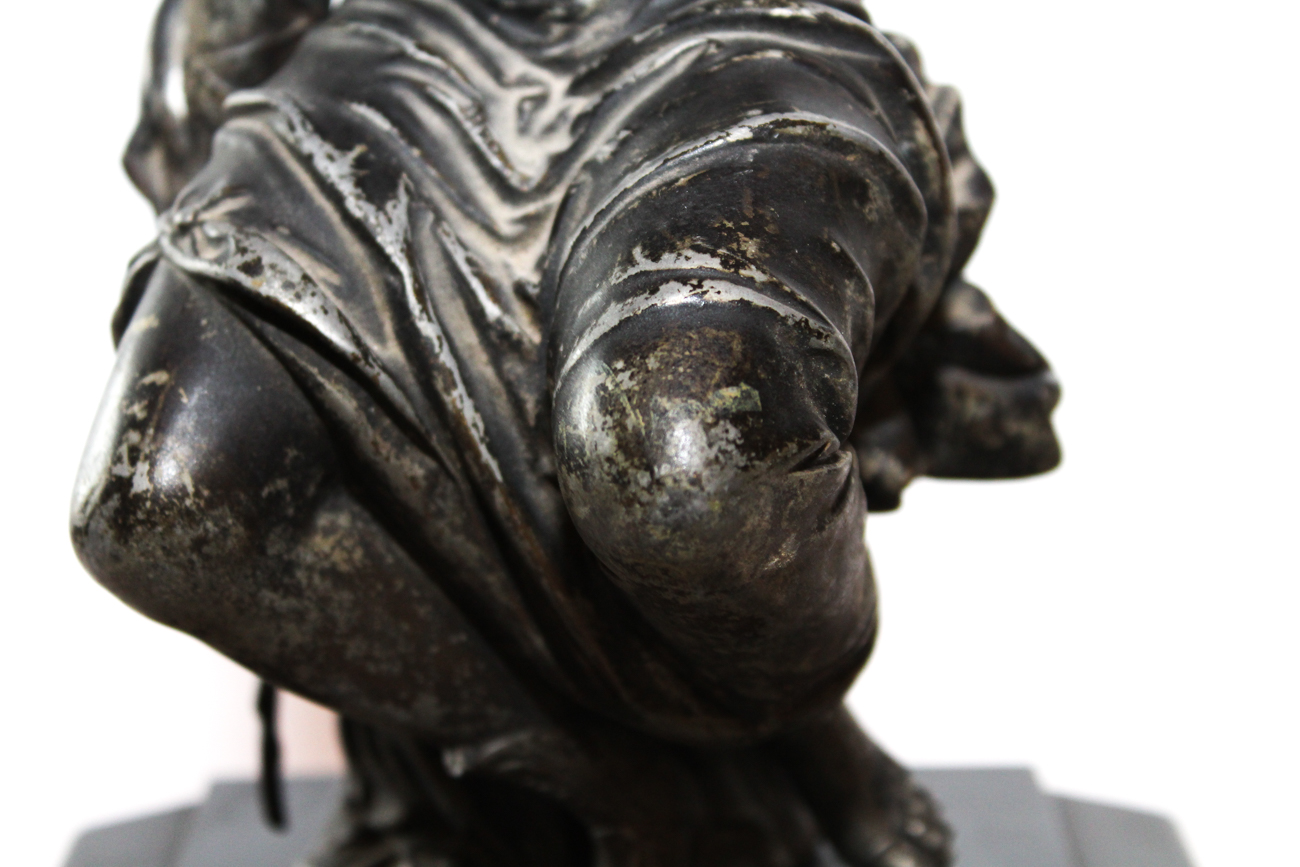 Classic Victorian Figural Mantle Clock