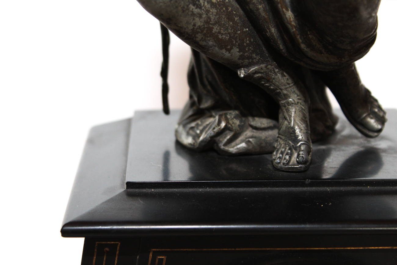 Classic Victorian Figural Mantle Clock