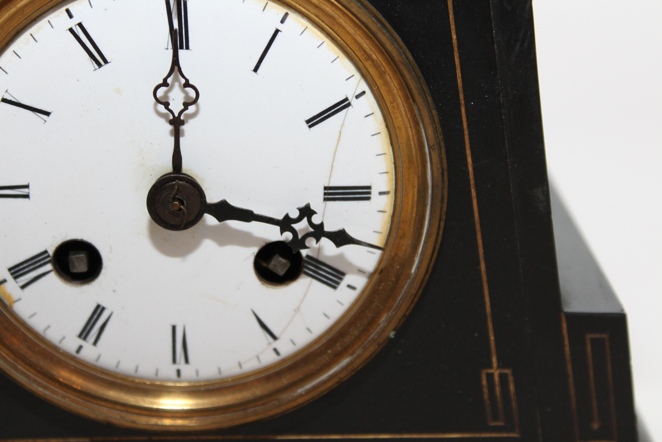 Classic Victorian Figural Mantle Clock