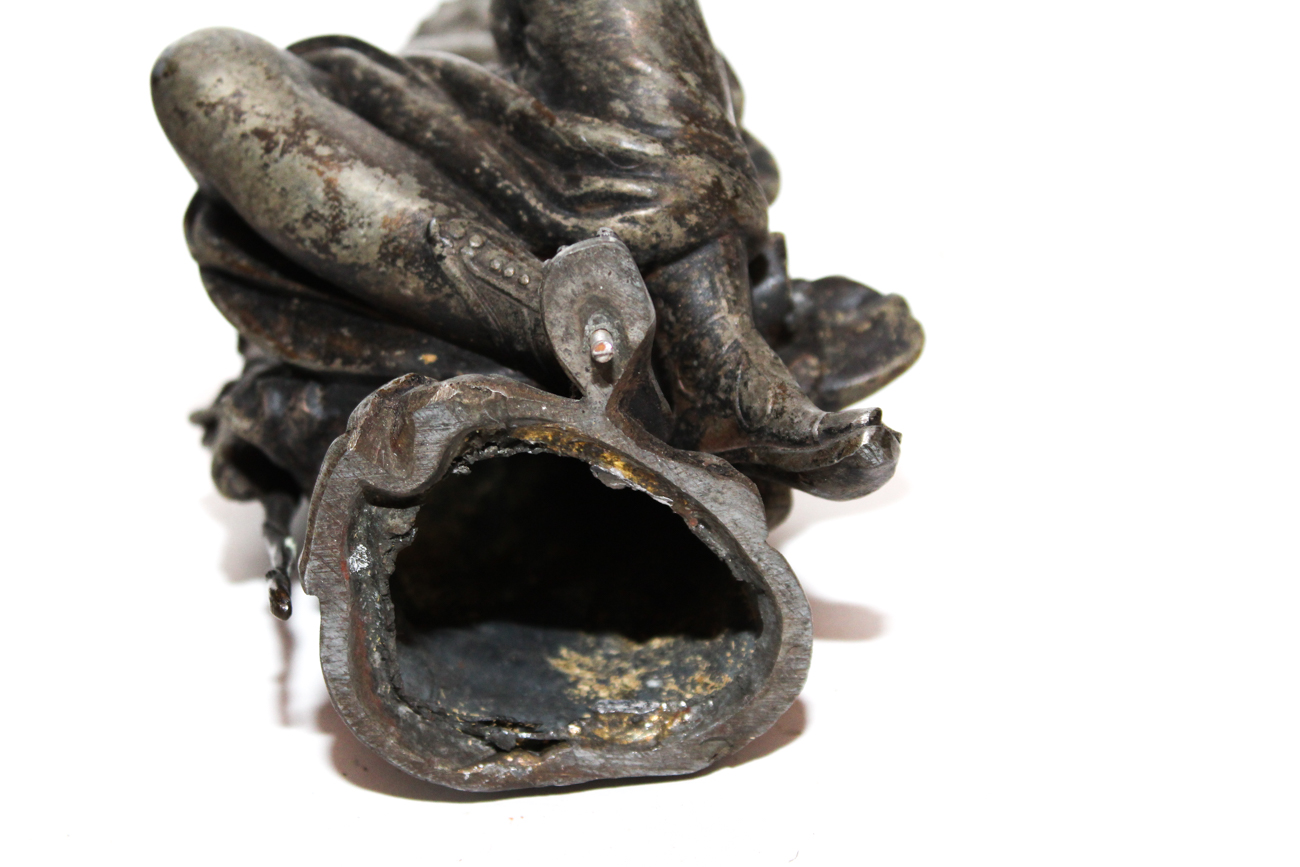 Classic Victorian Figural Mantle Clock