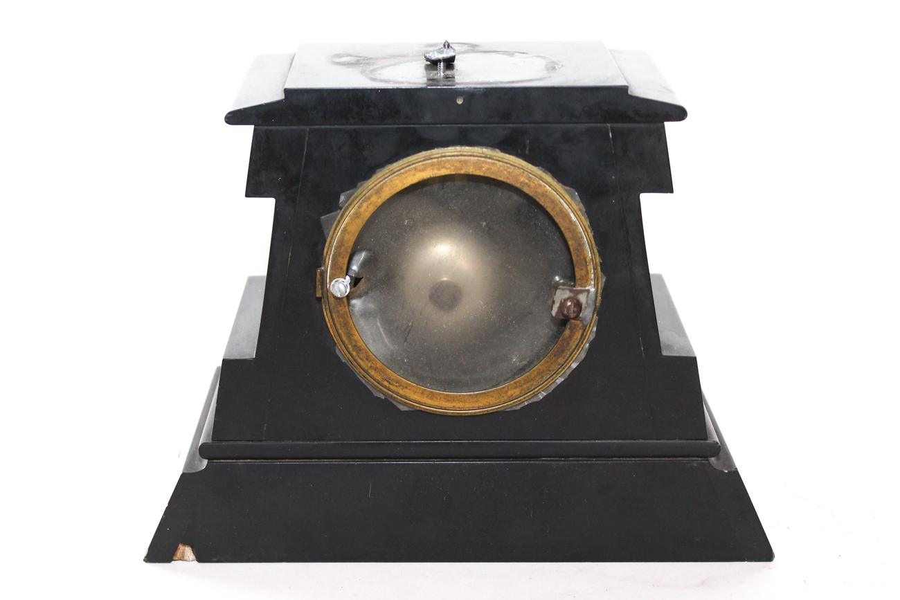 Classic Victorian Figural Mantle Clock