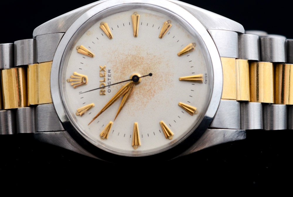 Vintage Rolex Oyster Stainless Steel Watch