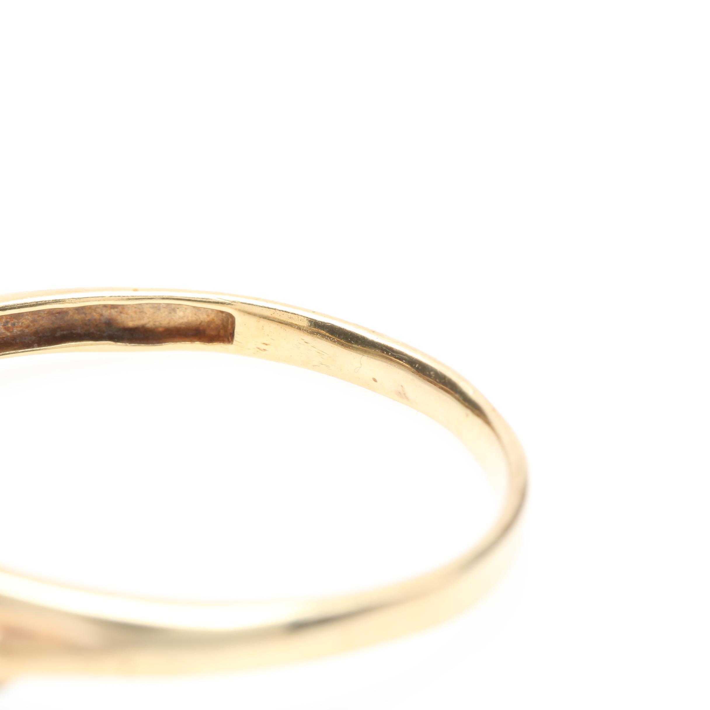 10K Yellow Gold Diamond Ring