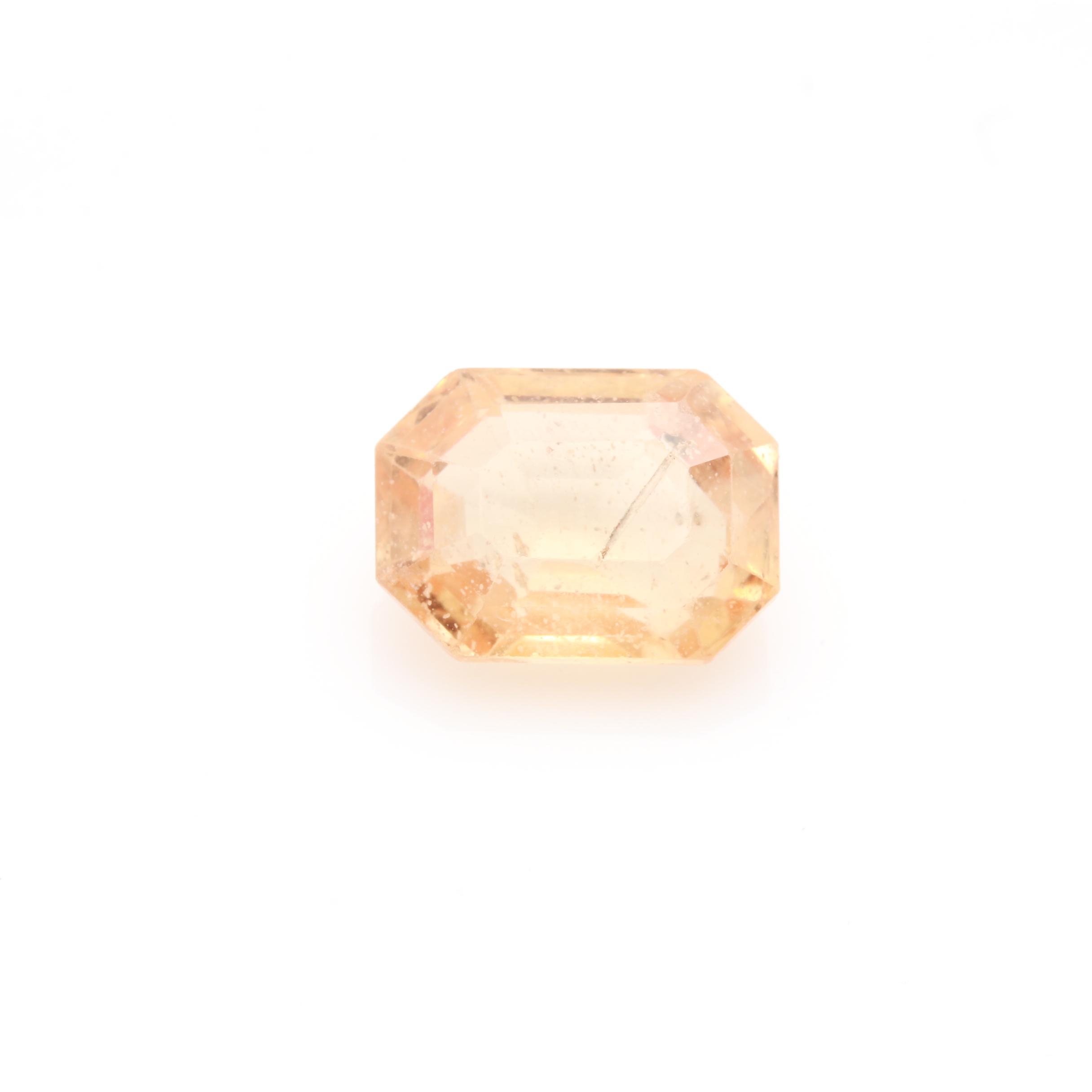 Loose 2.24 CT Orange Sapphire
