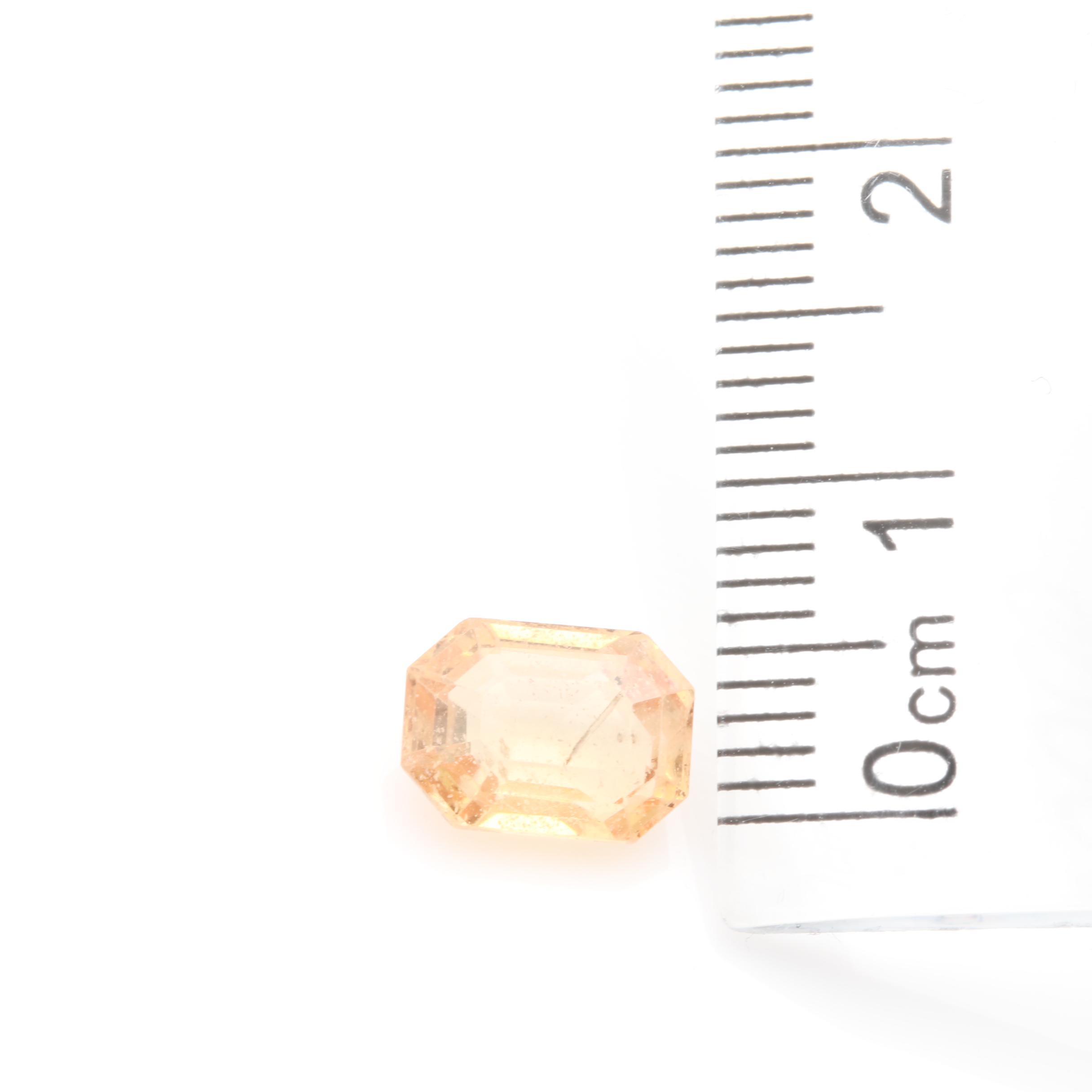 Loose 2.24 CT Orange Sapphire