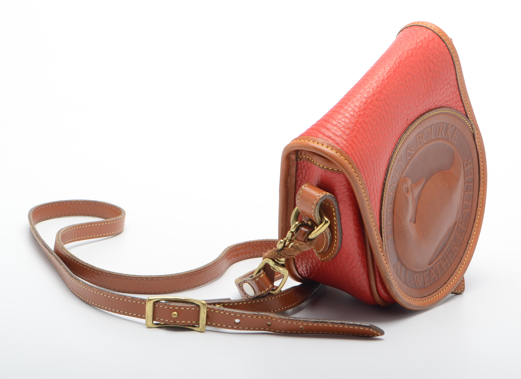 Dooney & Bourke All-Weather Leather Duck Logo Crossbody Bag