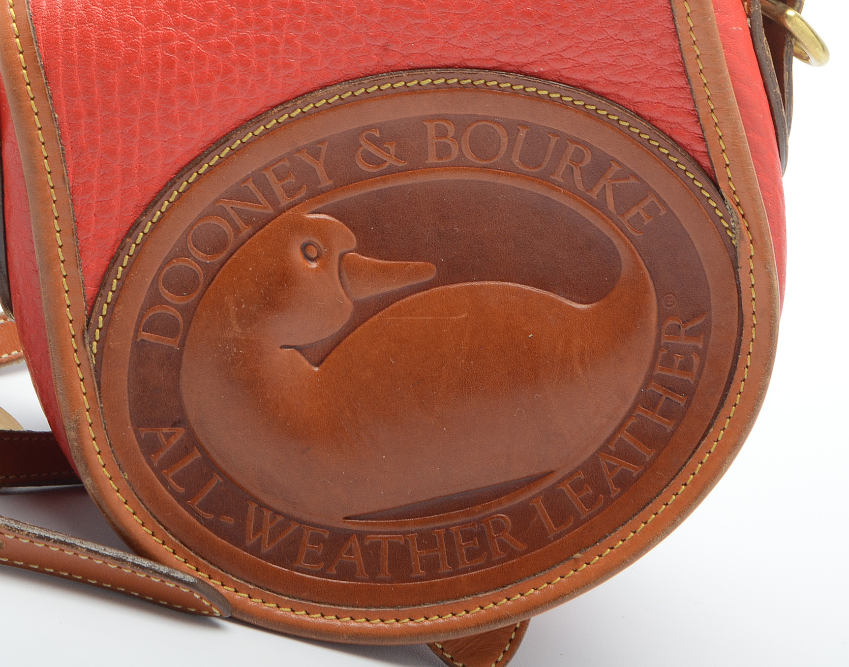 Dooney & Bourke All-Weather Leather Duck Logo Crossbody Bag