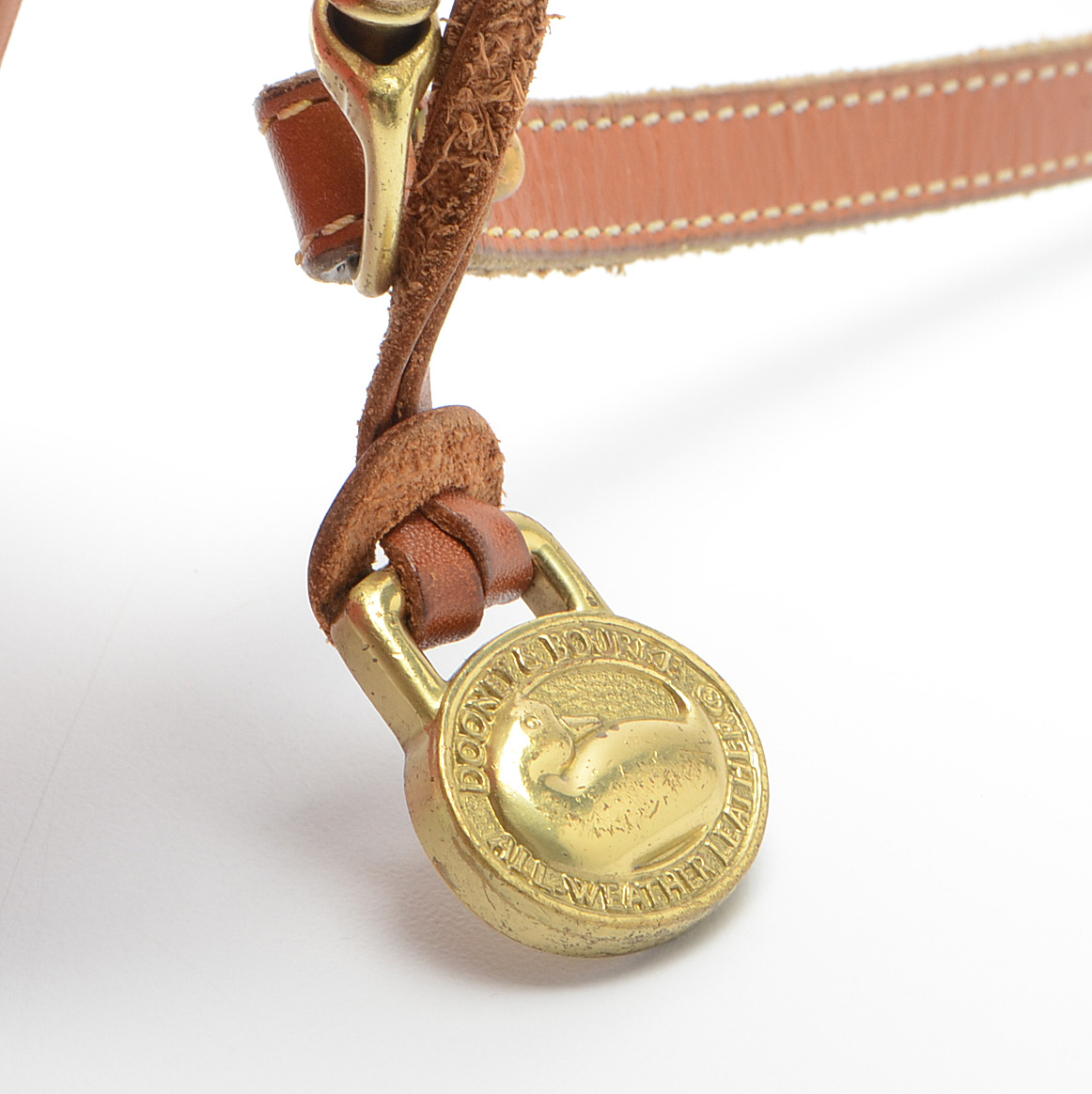 Dooney & Bourke All-Weather Leather Duck Logo Crossbody Bag